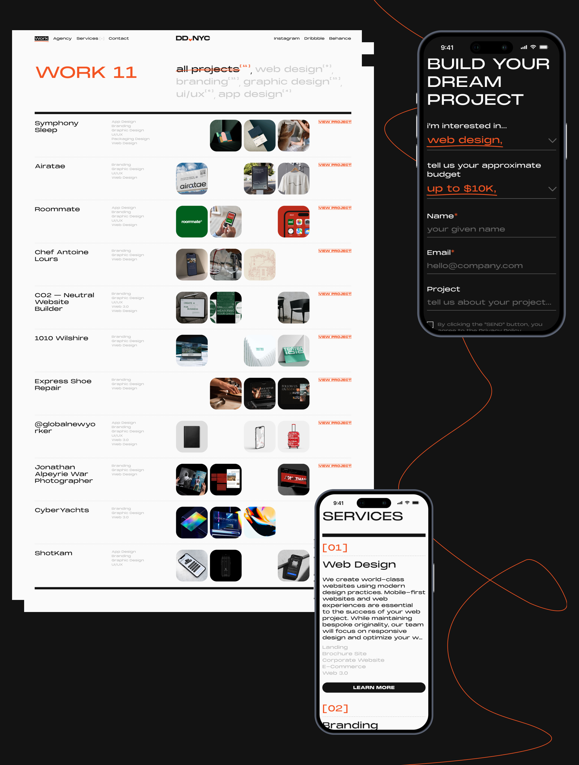 Сreative design agency DD.NYC — Изображение №8 — Интерфейсы, Графика на Dprofile