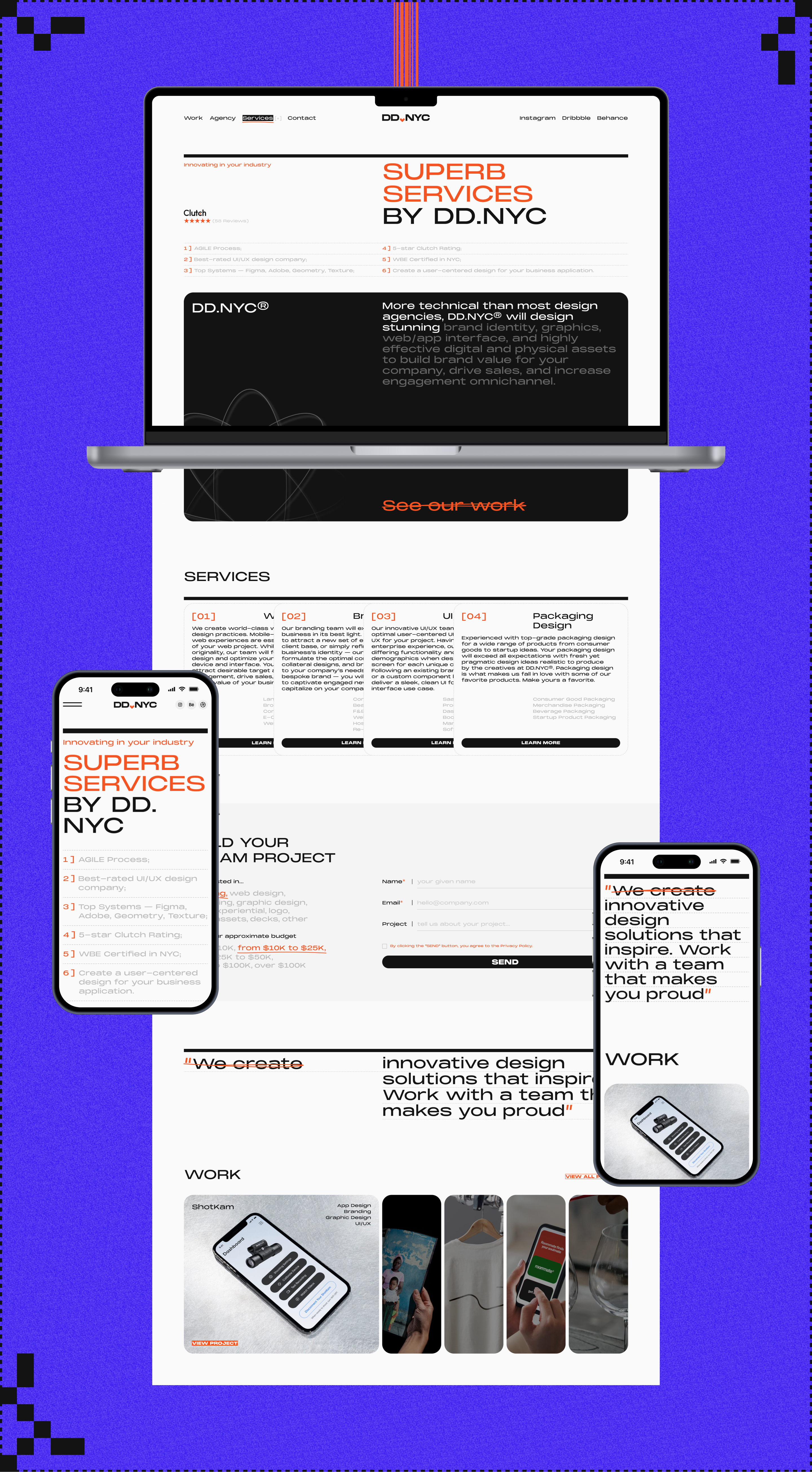 Сreative design agency DD.NYC — Изображение №15 — Интерфейсы, Графика на Dprofile