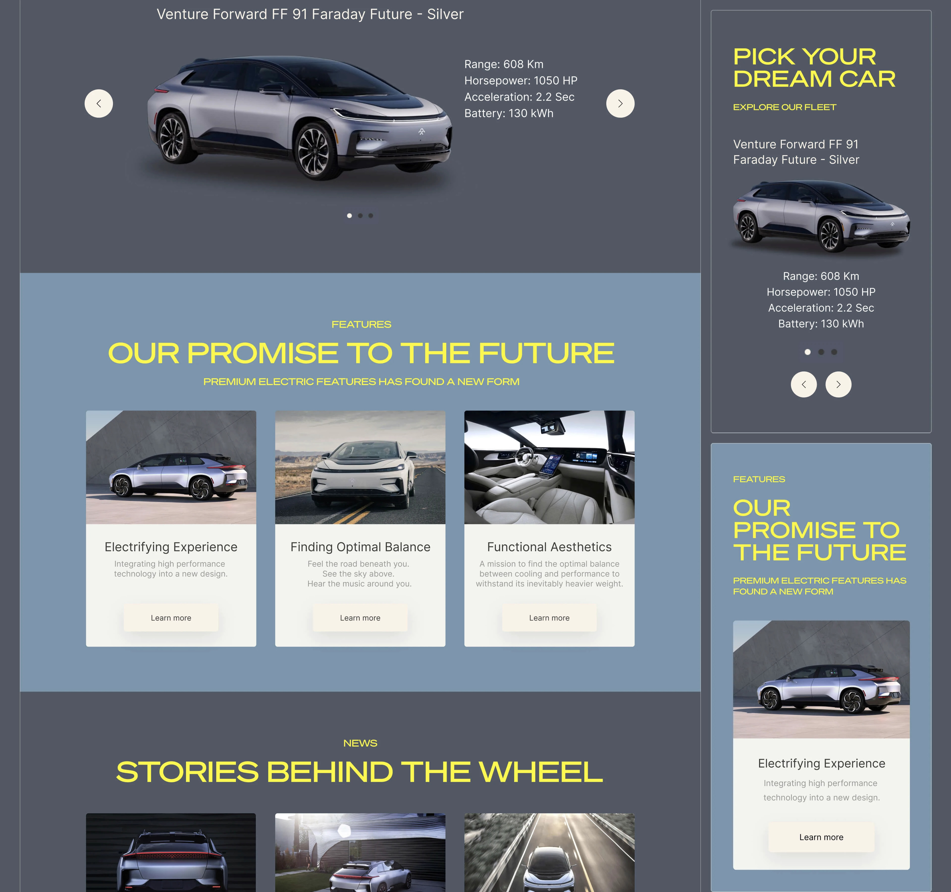 LUMINARE | Eco Drive Revolution — Изображение №10 — Интерфейсы на Dprofile