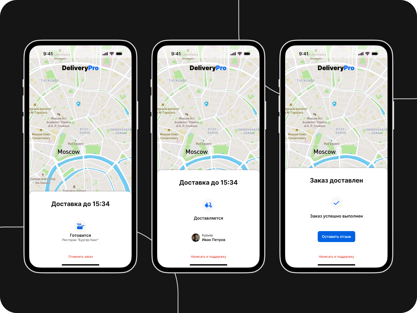 Delivery Pro - сервис доставки еды из ресторанов — Изображение №7 — Интерфейсы на Dprofile