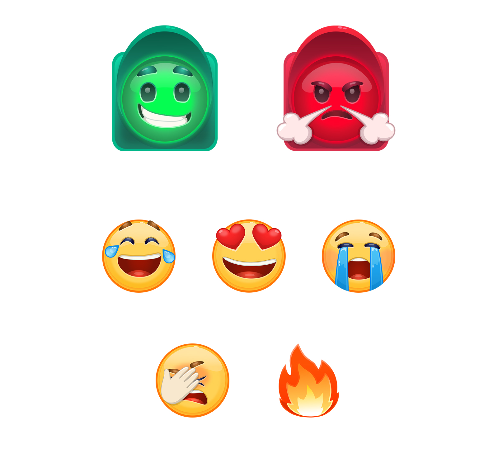 Анимированные эмодзи — Изображение №1 — Иллюстрация, Анимация на Dprofile