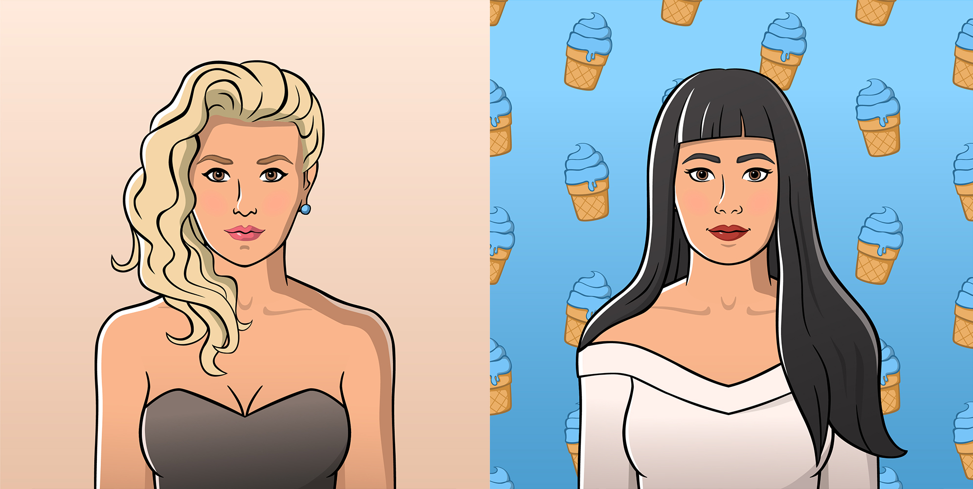 Конструктор аватаров — Изображение №2 — Иллюстрация, Графика на Dprofile