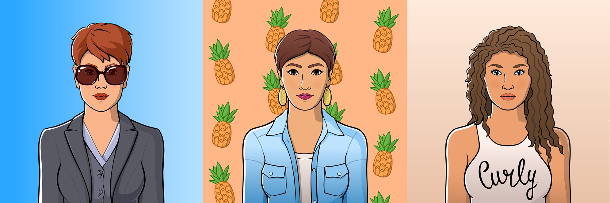 Конструктор аватаров — Изображение №5 — Иллюстрация, Графика на Dprofile