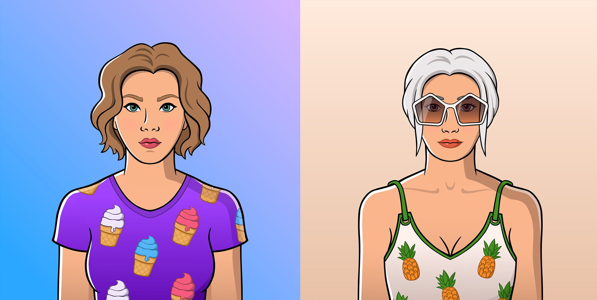 Конструктор аватаров — Изображение №6 — Иллюстрация, Графика на Dprofile