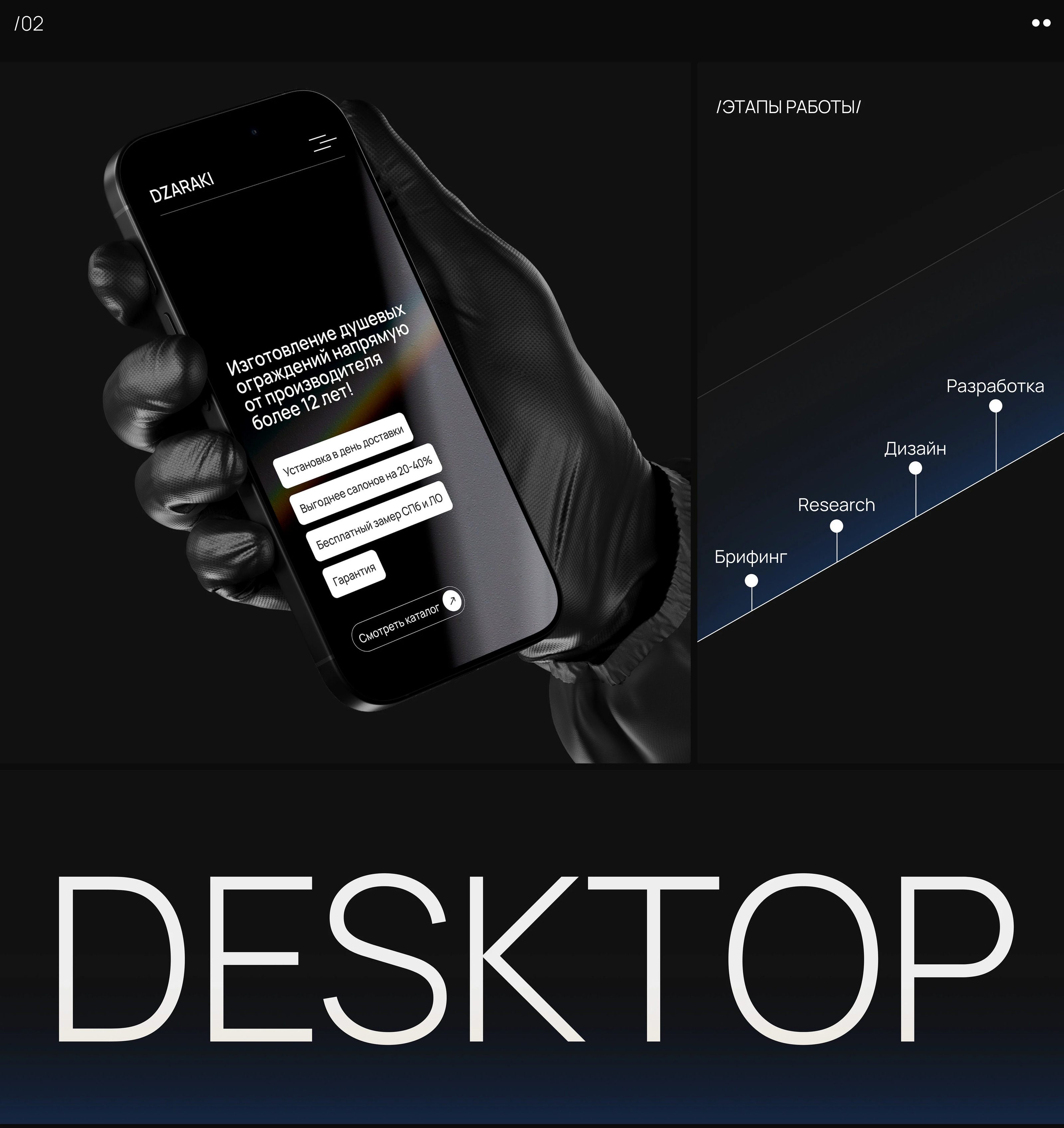 DZARAKI | Website & UI/UX design — Изображение №4 — Интерфейсы, Брендинг на Dprofile