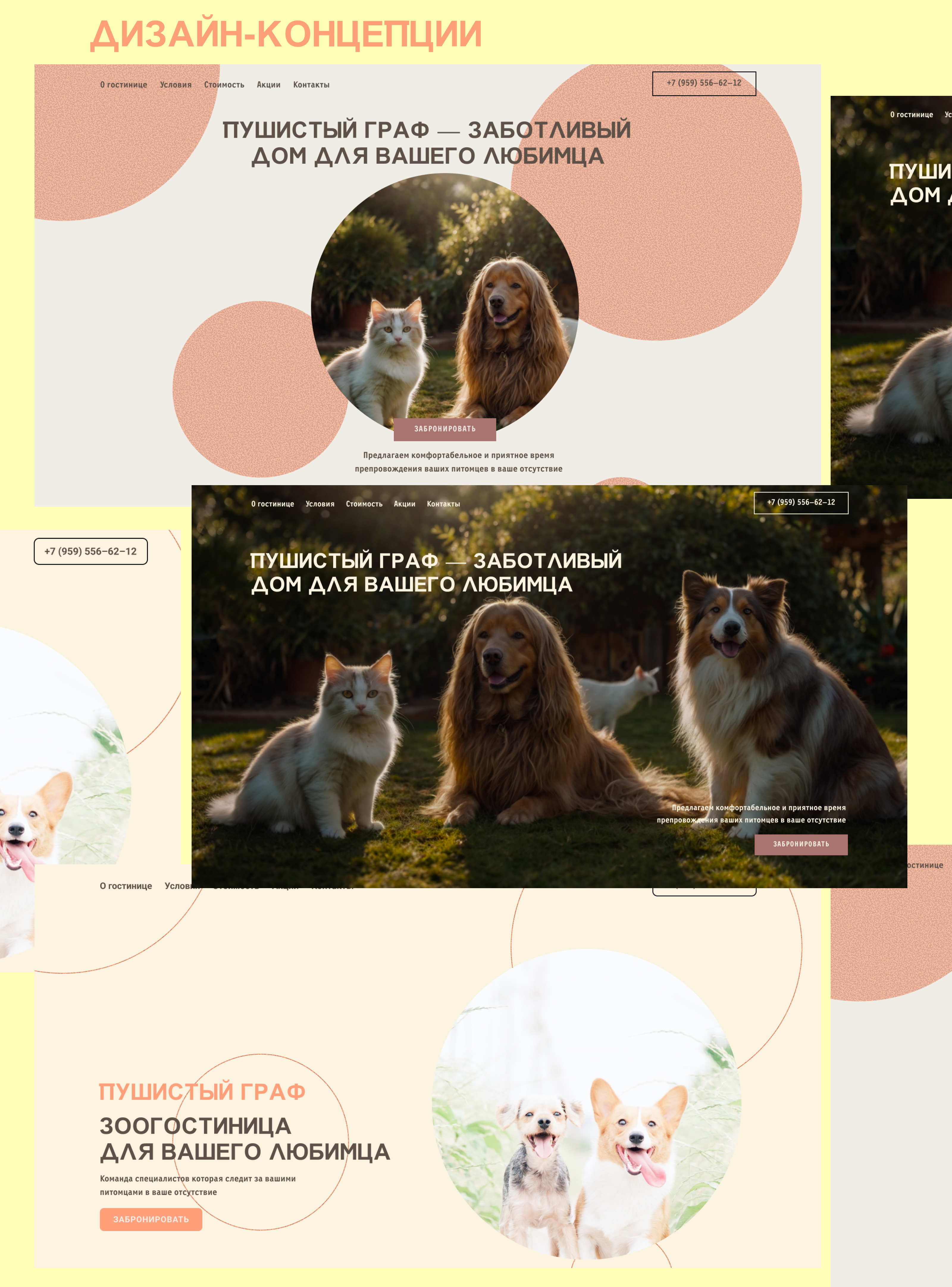 Гостиница Пушистый Граф — Изображение №3 — Интерфейсы на Dprofile