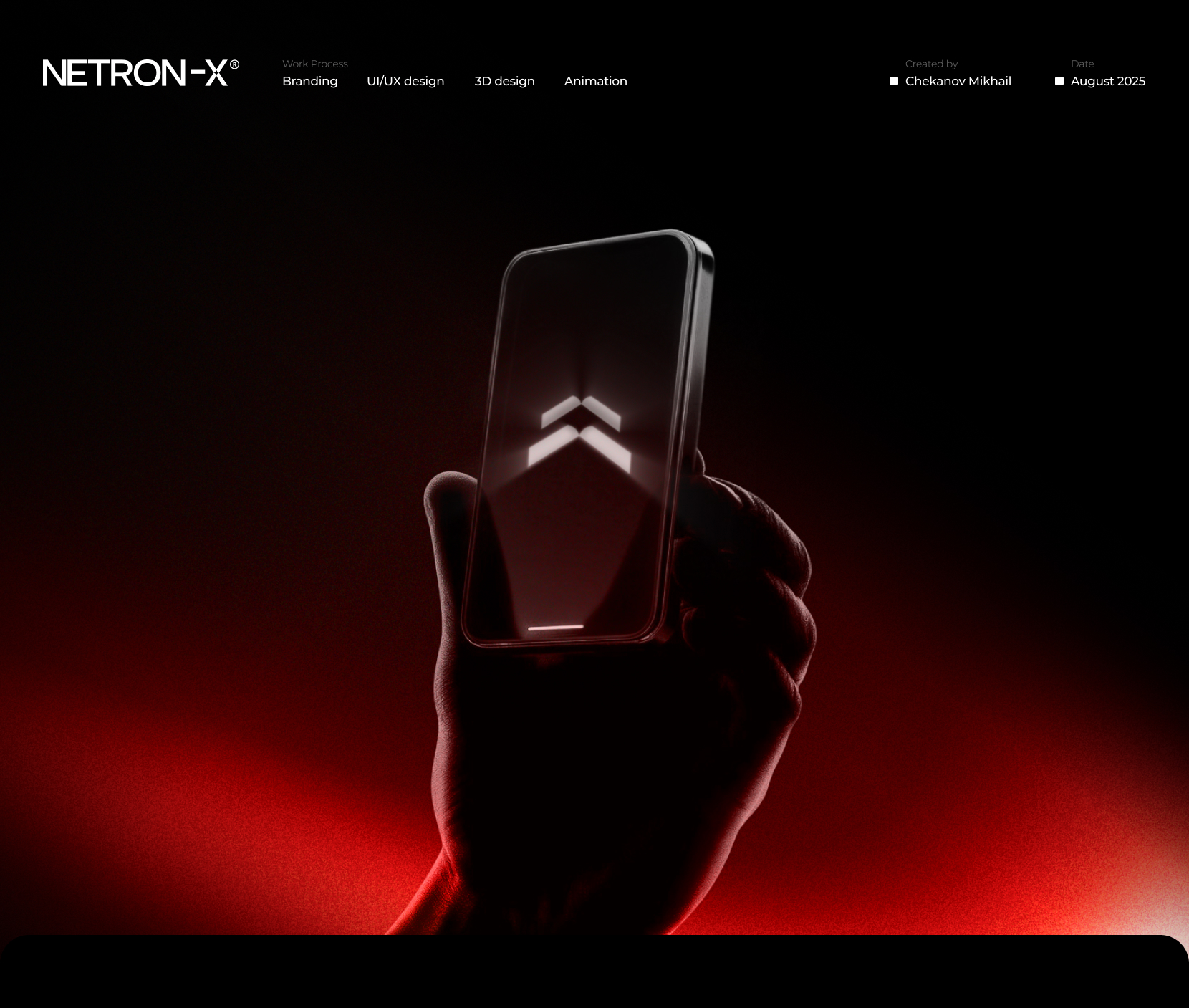NETRON-X | Website & Branding — Изображение №1 — Интерфейсы, Брендинг на Dprofile