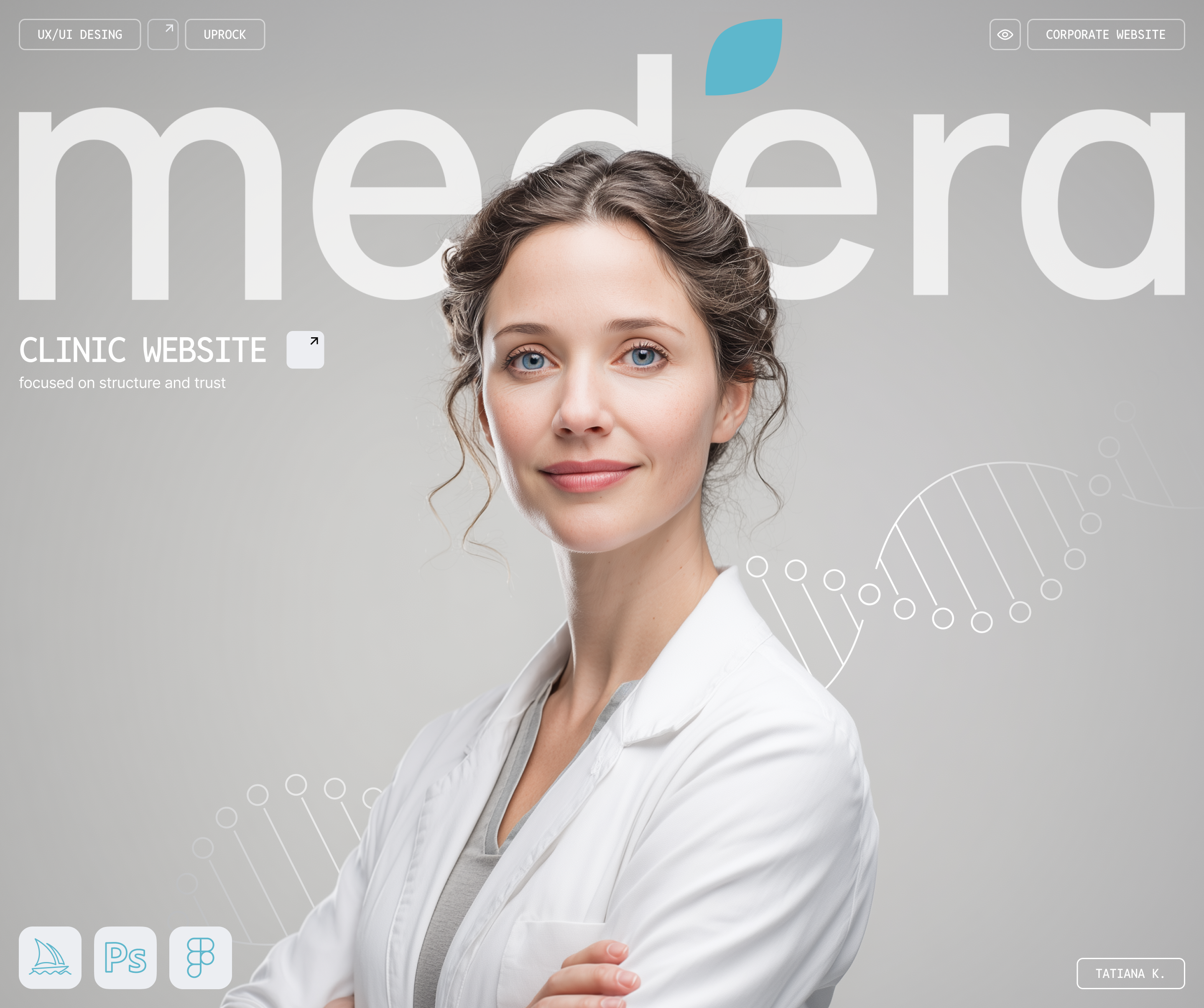 Medera – Clinic website design — Изображение №1 — Интерфейсы на Dprofile
