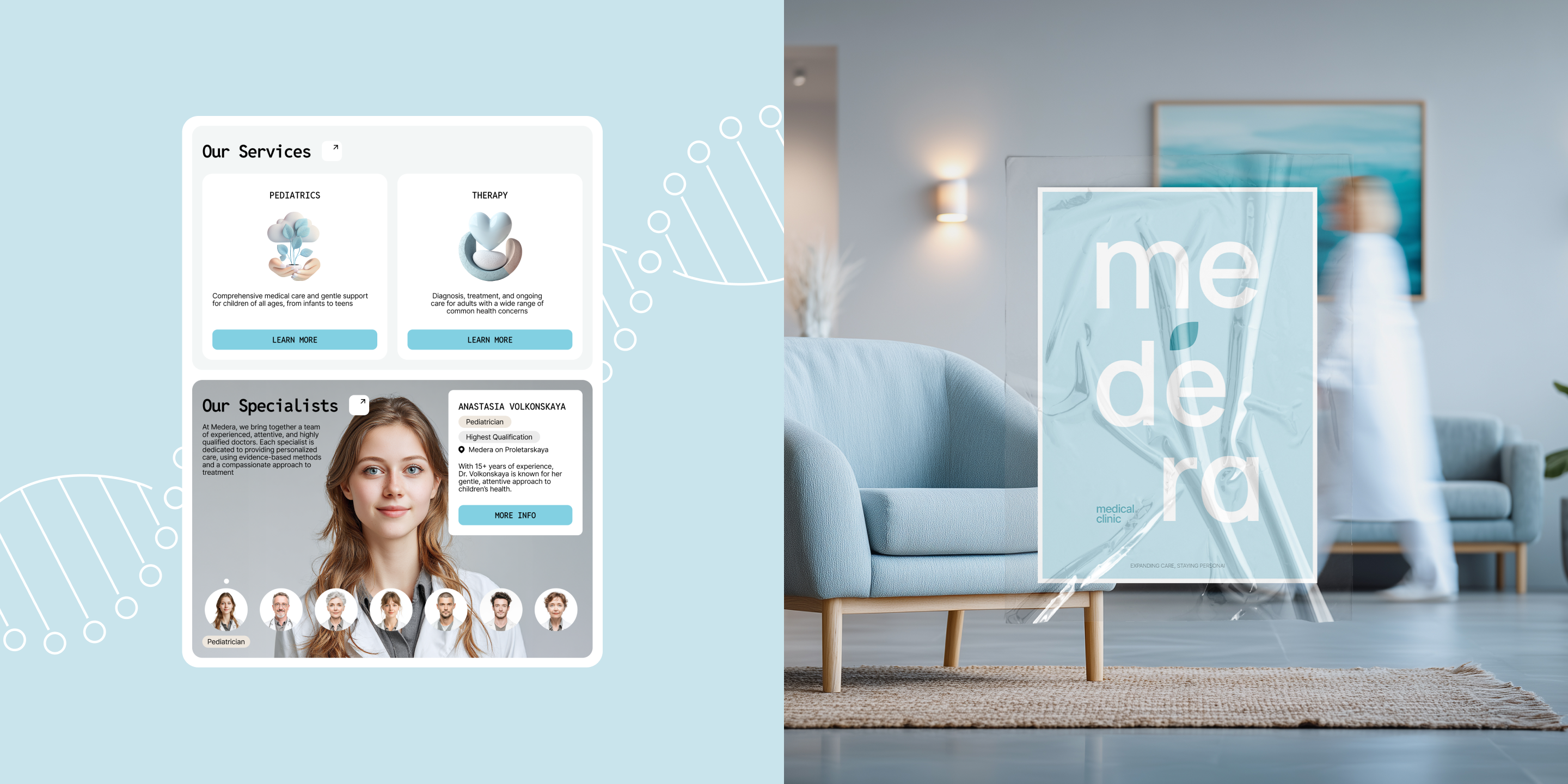 Medera – Clinic website design — Изображение №10 — Интерфейсы на Dprofile
