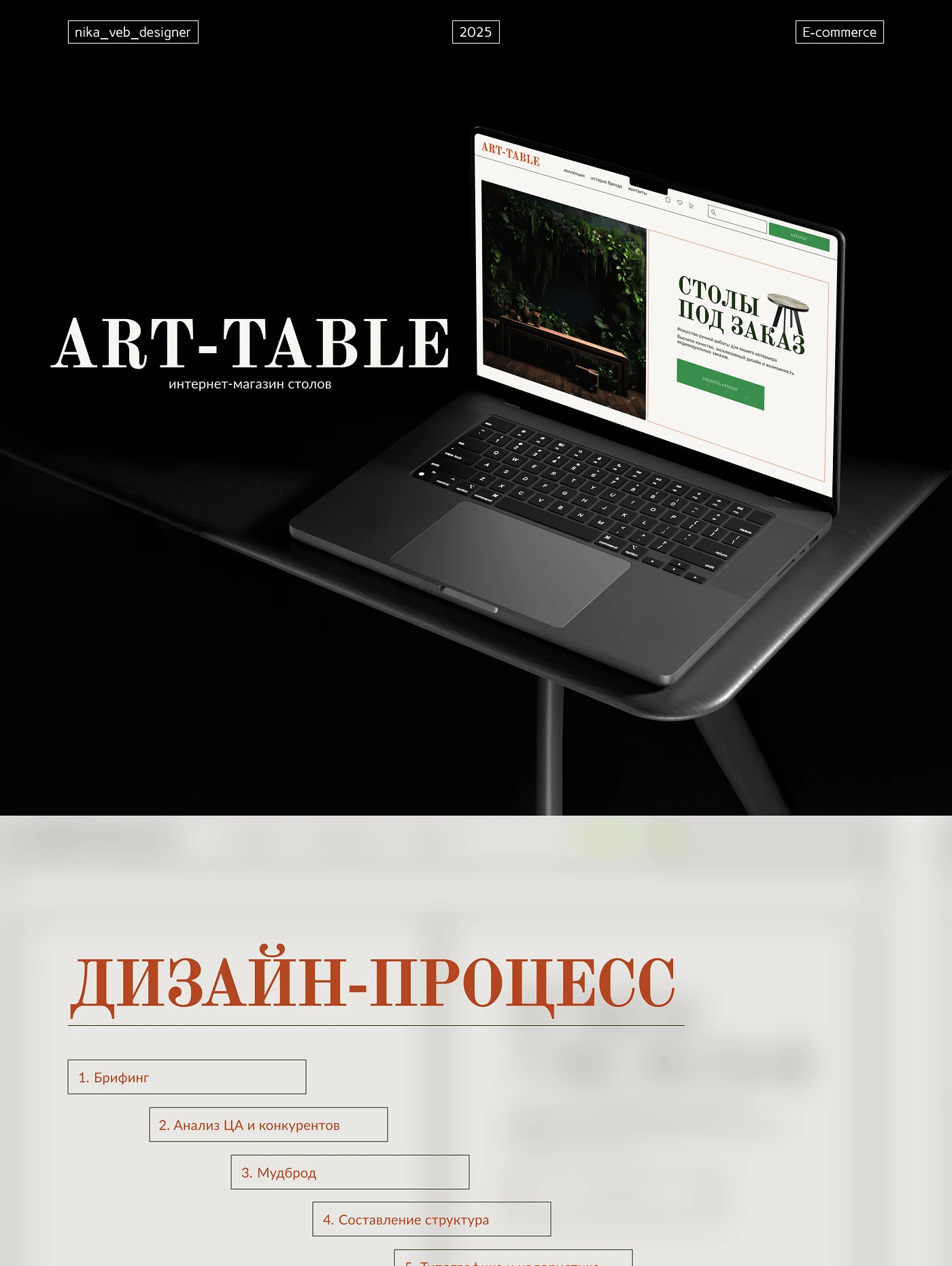 Интернет-магазин столов — Изображение №1 — Интерфейсы на Dprofile