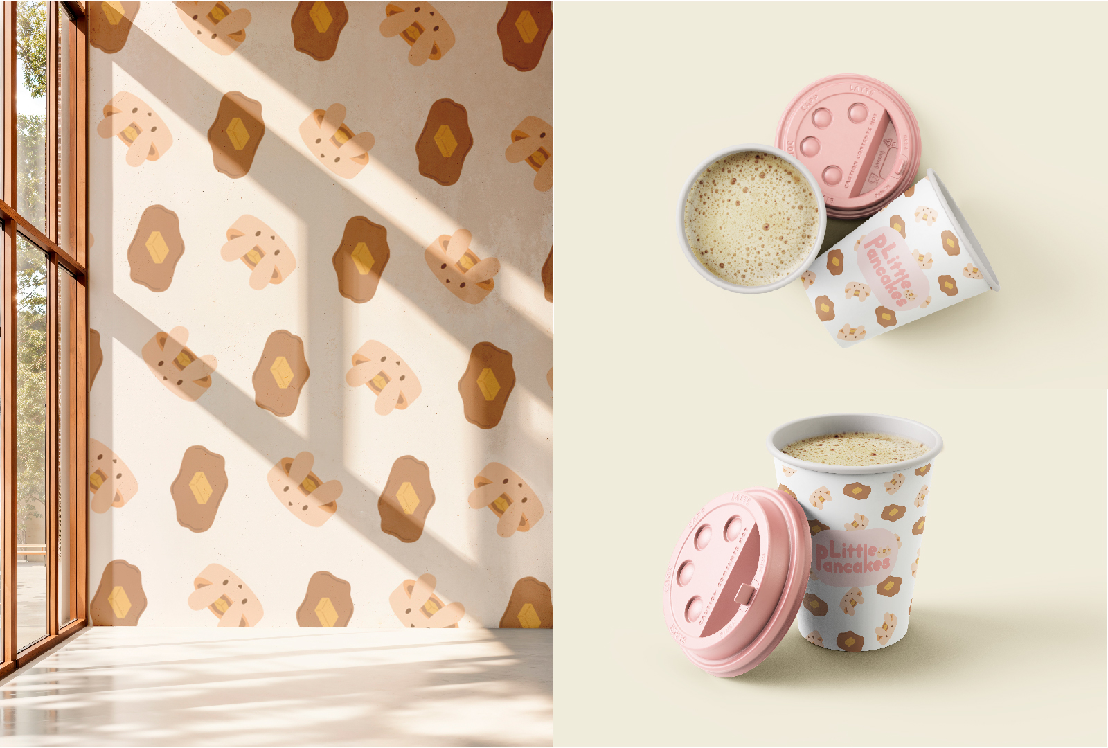 Little Pancakes | Минимальный фирменный стиль — Изображение №6 — Брендинг на Dprofile