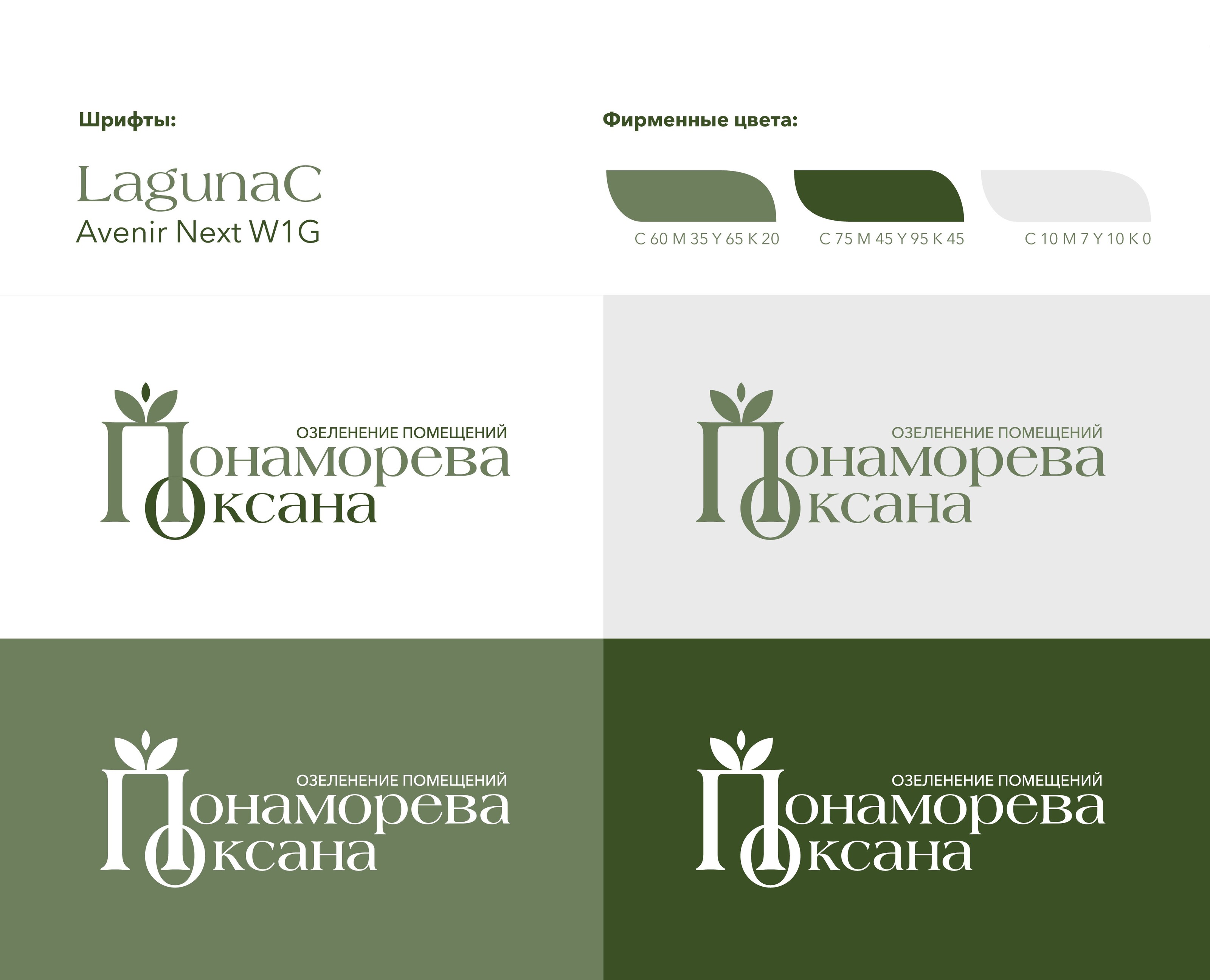Логотип | Фирменный стиль | Визитка | Озеленение — Брендинг, Графика на Dprofile