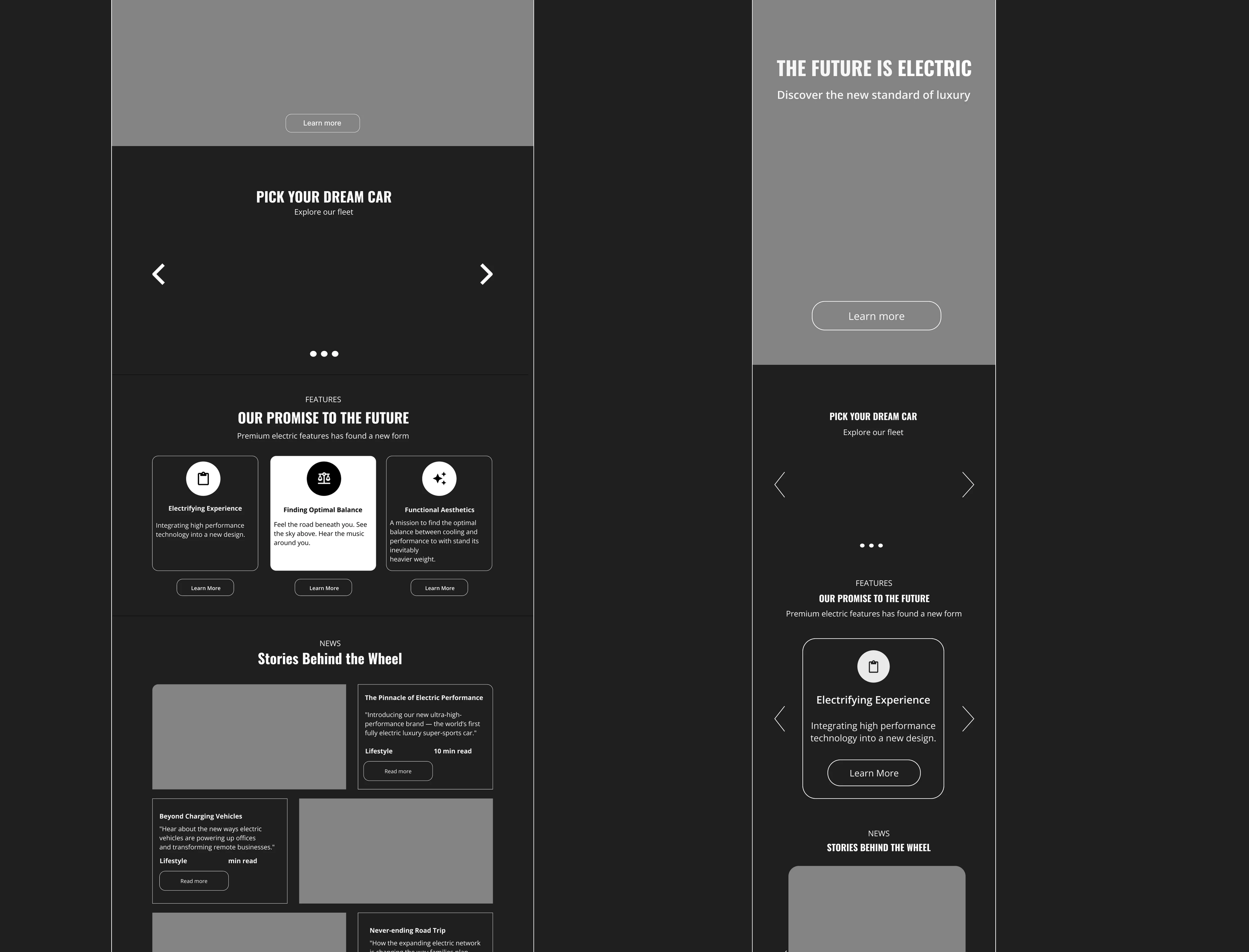 Luminaire | Web-site designe — Изображение №5 — Интерфейсы на Dprofile