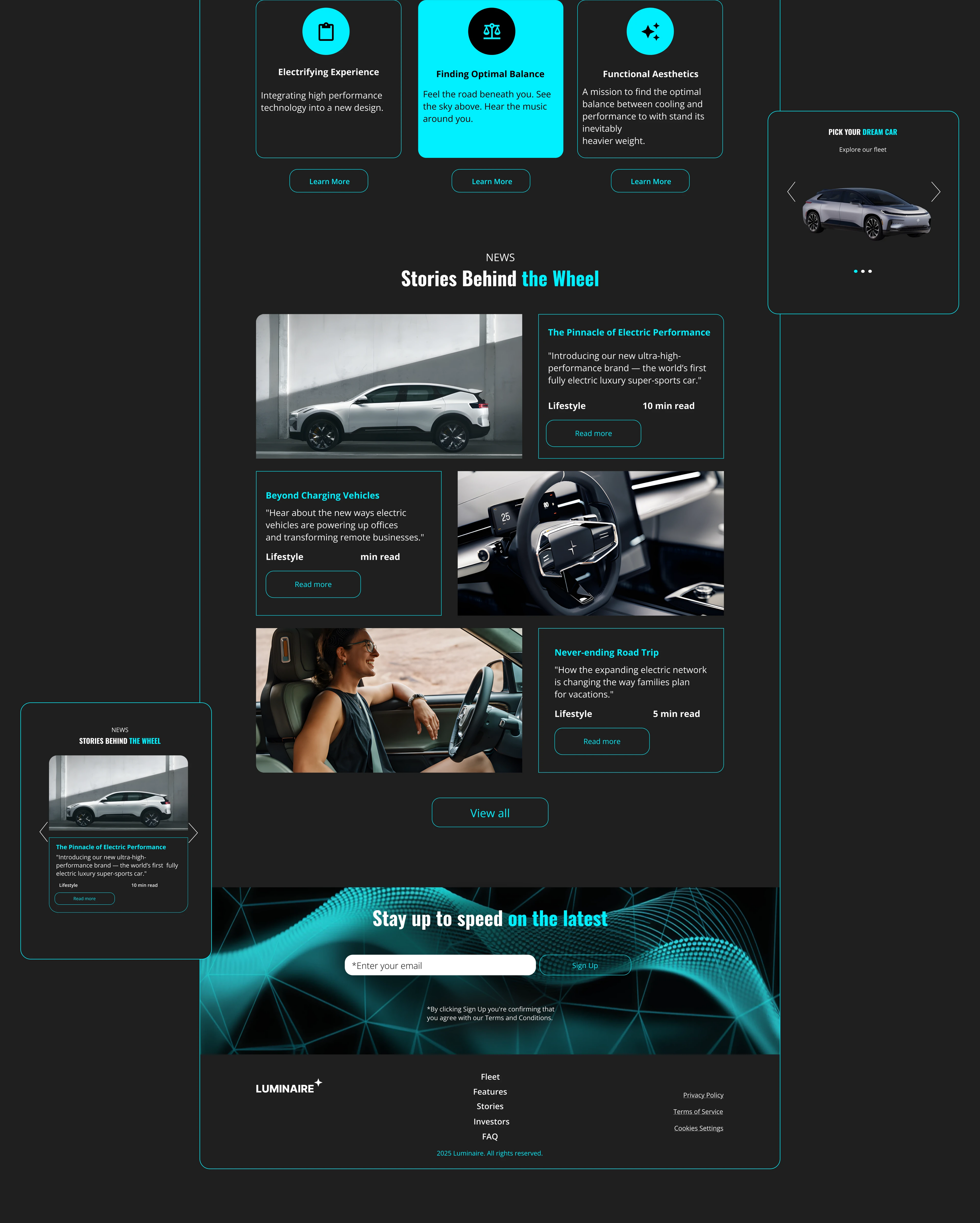 Luminaire | Web-site designe — Изображение №8 — Интерфейсы на Dprofile