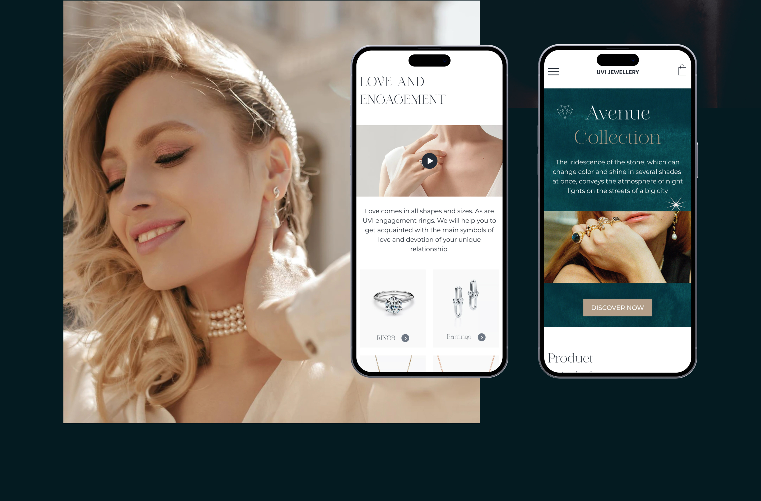 Redesign jewelry store "UVI jewelry" — Изображение №3 — Интерфейсы на Dprofile