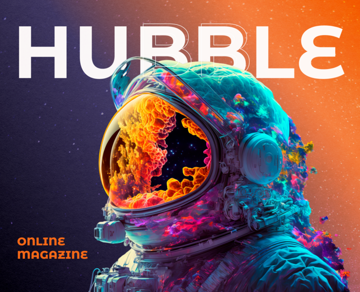 Hubble | Online magazine about space — Интерфейсы на Dprofile