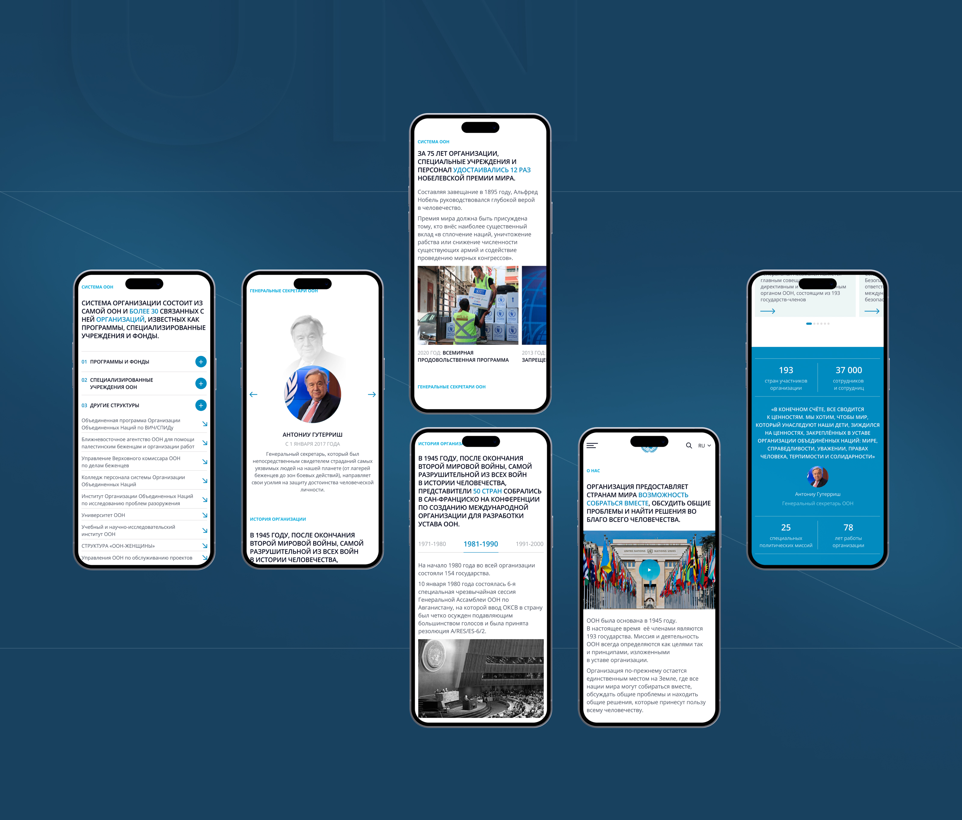 ООН | Редизайн корпоративного сайта — Изображение №7 — Интерфейсы на Dprofile