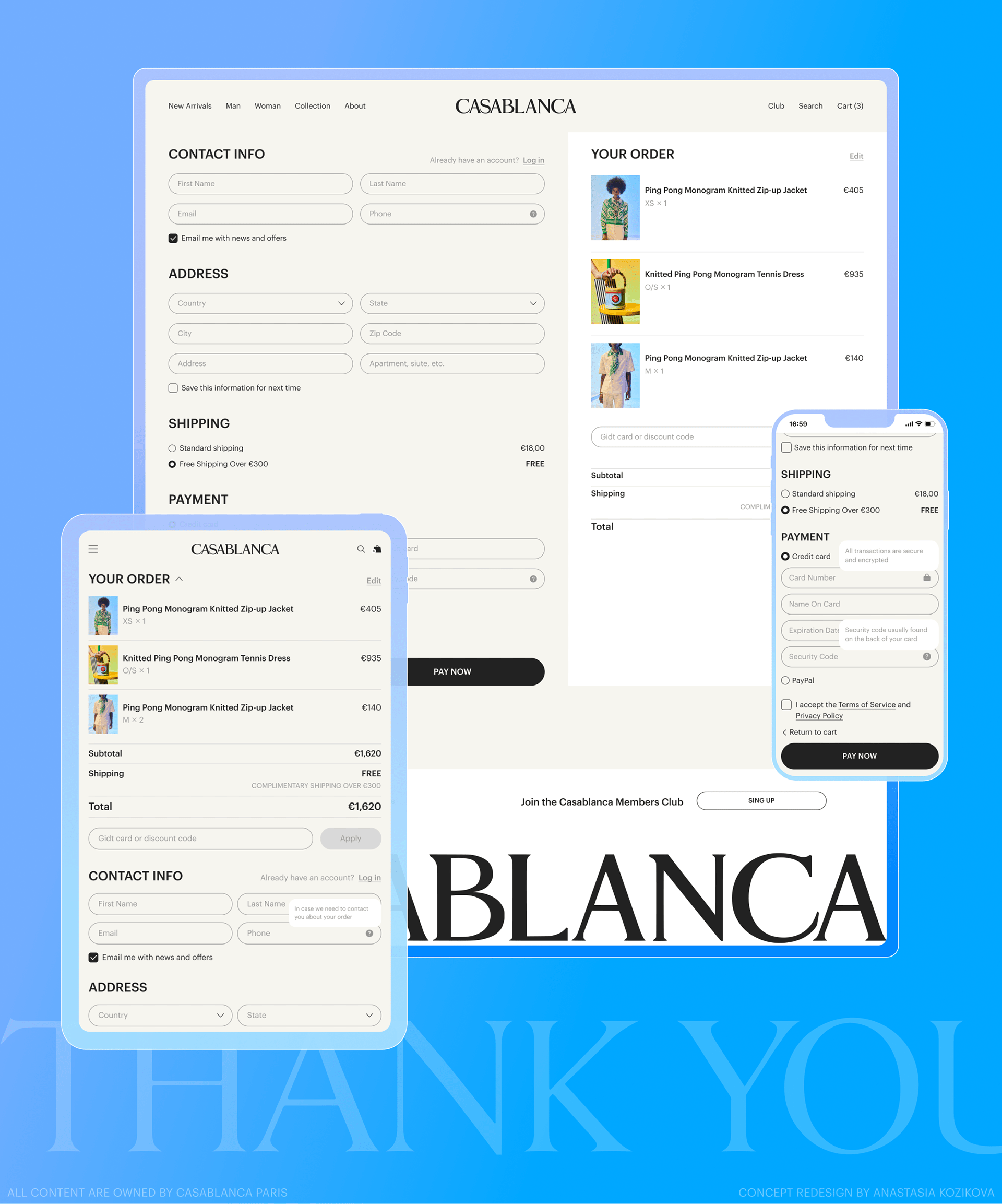 Casablanca Paris | E-commerce website redesign — Изображение №15 — Интерфейсы, Брендинг, Анимация на Dprofile