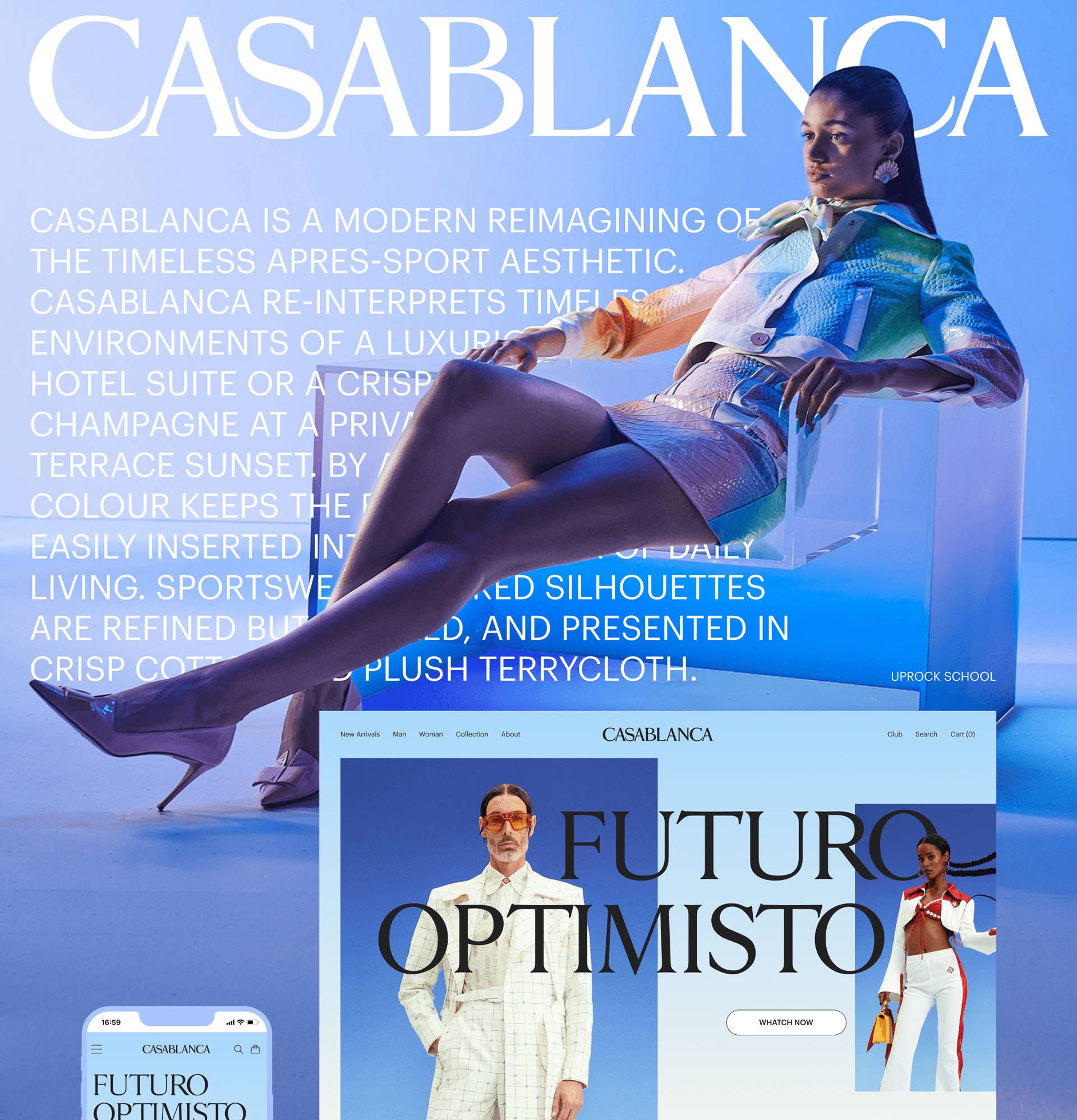 Casablanca Paris | E-commerce website redesign — Изображение №1 — Интерфейсы, Брендинг, Анимация на Dprofile