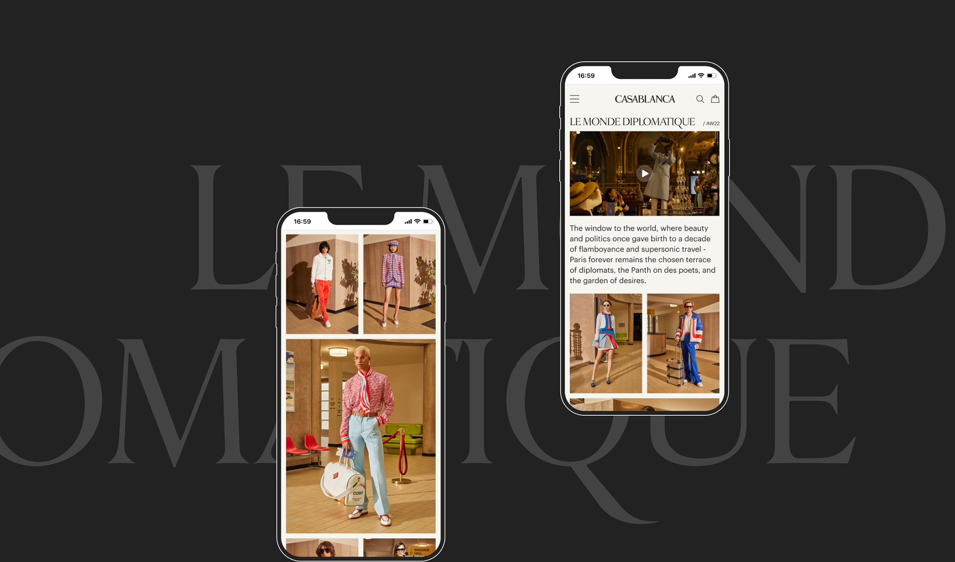Casablanca Paris | E-commerce website redesign — Изображение №12 — Интерфейсы, Брендинг, Анимация на Dprofile