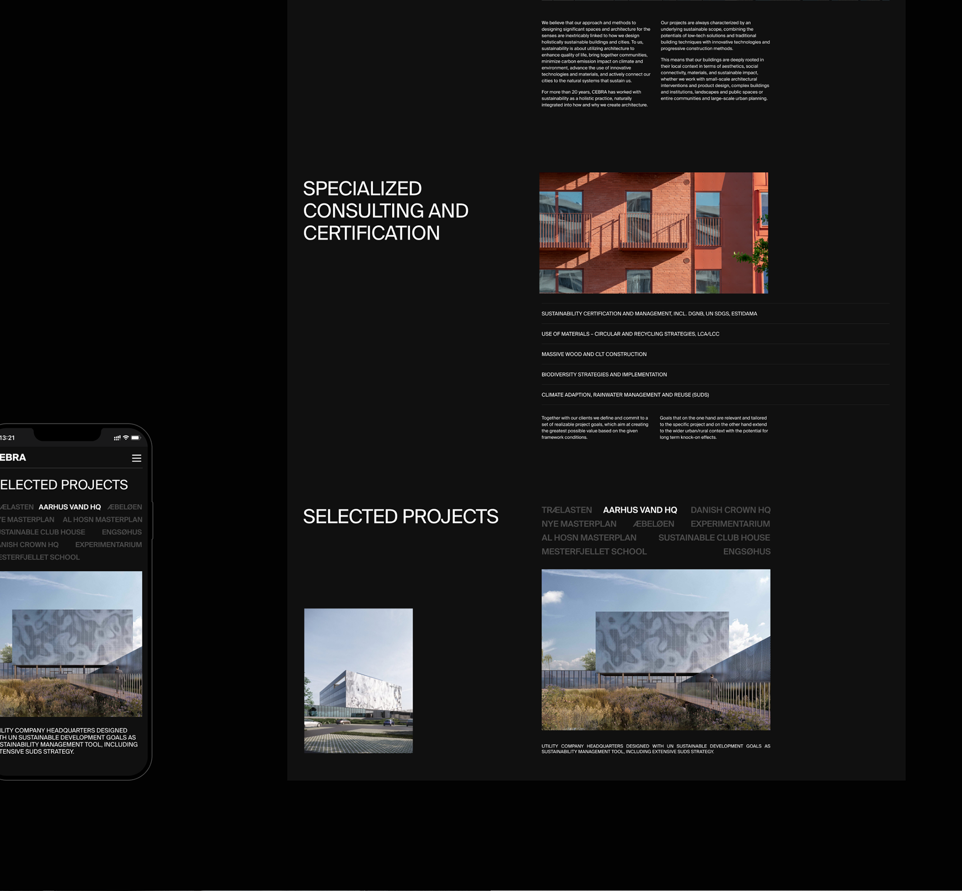 CEBRA Architecture | Corporate website redesign — Изображение №17 — Интерфейсы, Брендинг, Анимация на Dprofile