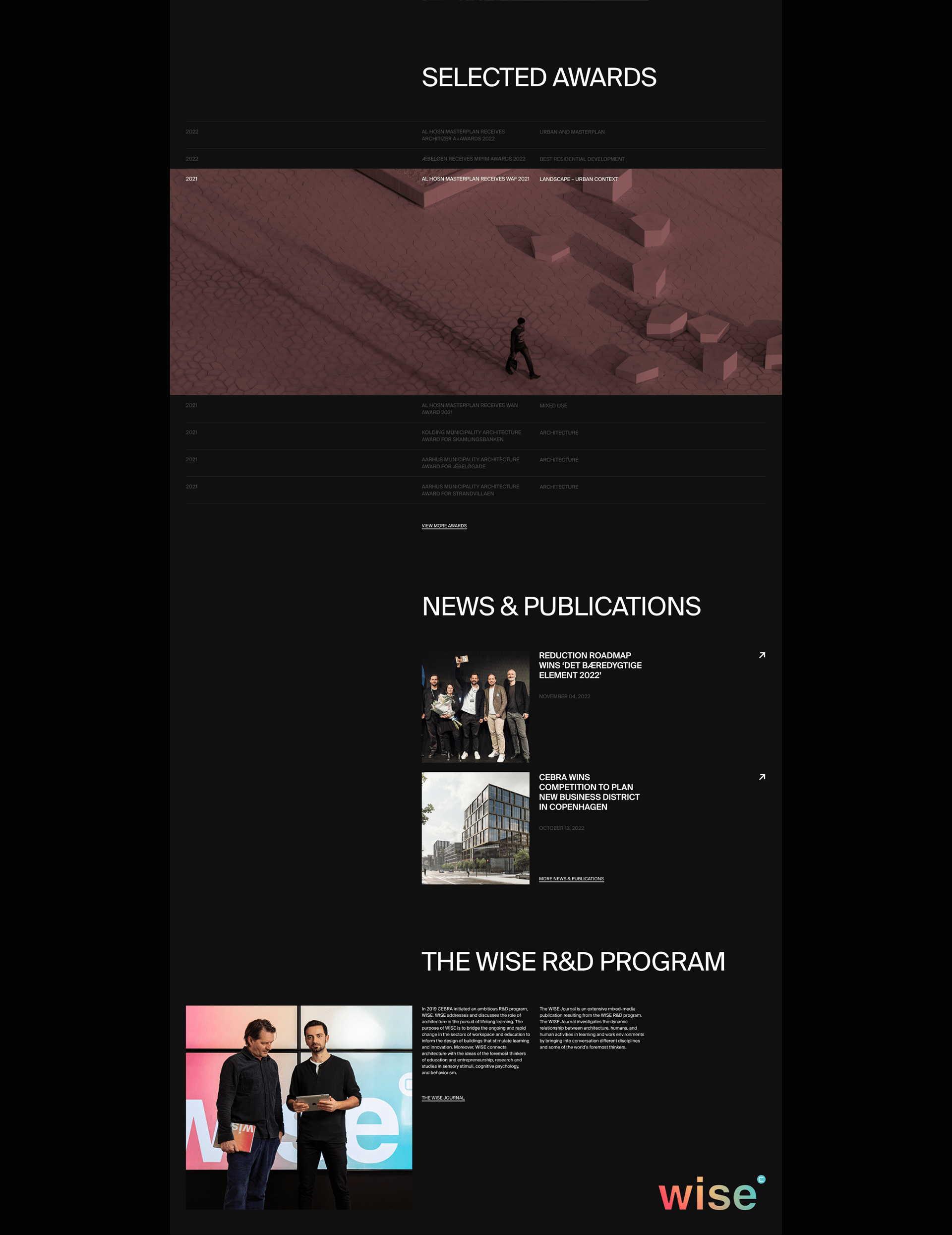 CEBRA Architecture | Corporate website redesign — Изображение №4 — Интерфейсы, Брендинг, Анимация на Dprofile