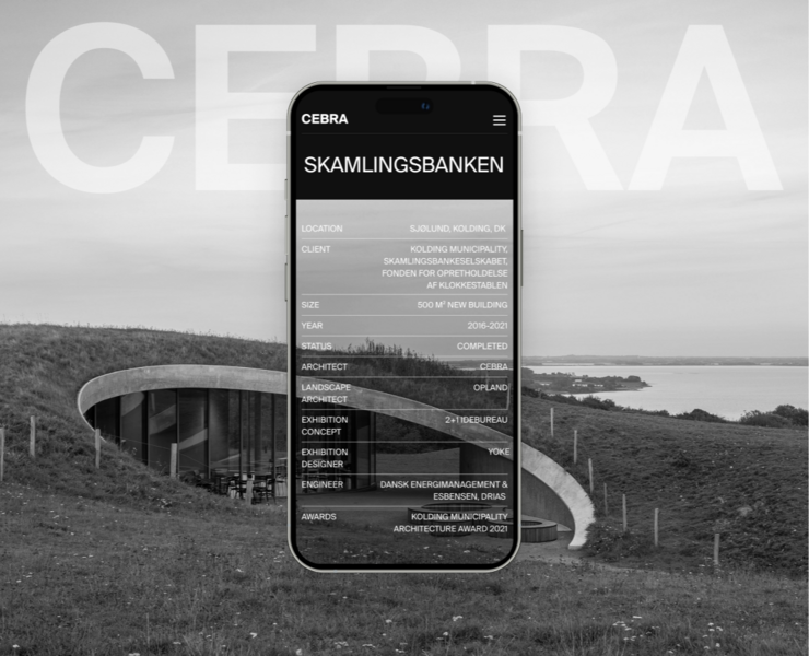 CEBRA Architecture | Corporate website redesign на Dprofile