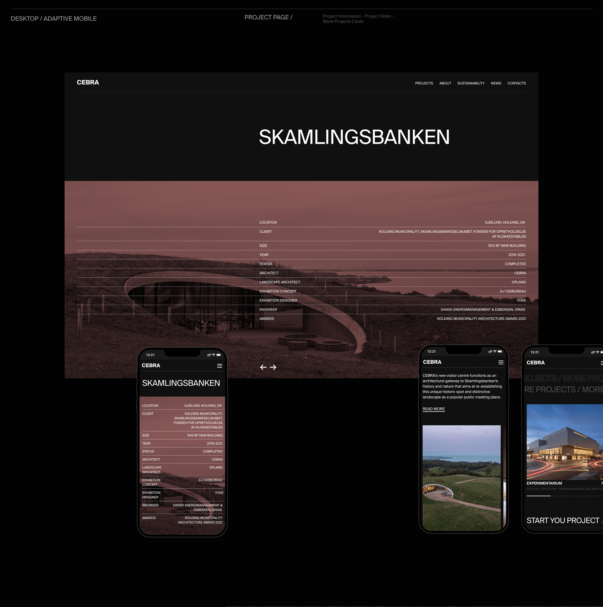 CEBRA Architecture | Corporate website redesign — Изображение №11 — Интерфейсы, Брендинг, Анимация на Dprofile