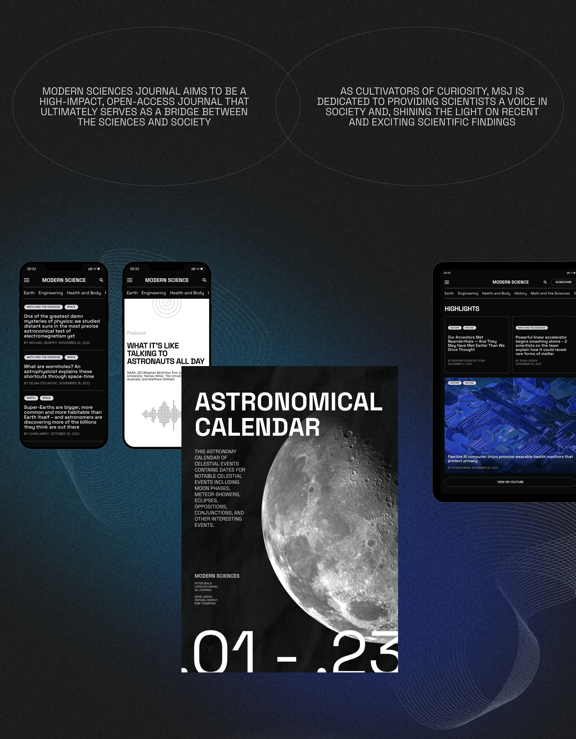 Modern Sciences | News website redesign — Изображение №9 — Интерфейсы, Брендинг, Графика на Dprofile