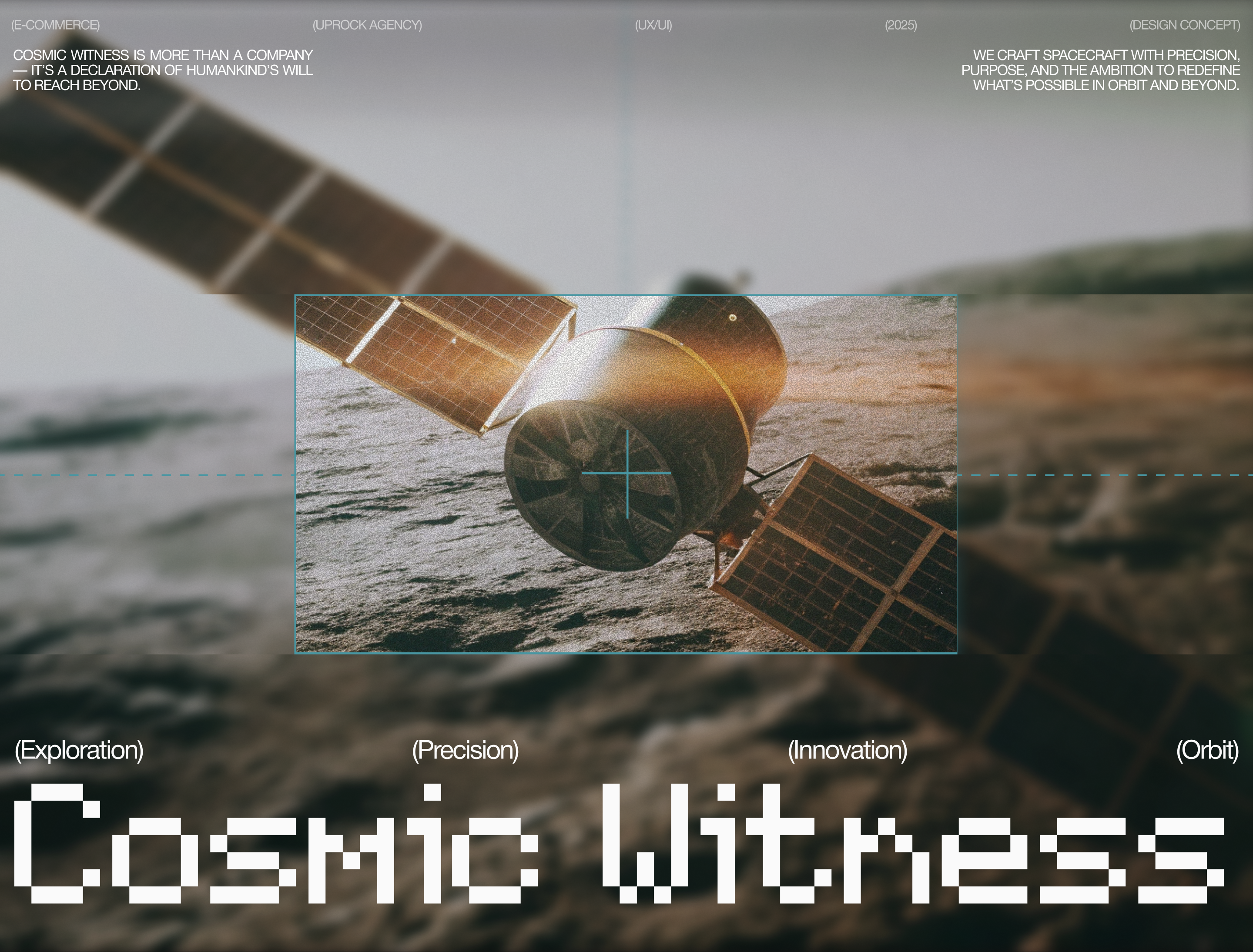 Cosmic Witness | Corporate Website — Изображение №1 — Интерфейсы, Графика на Dprofile