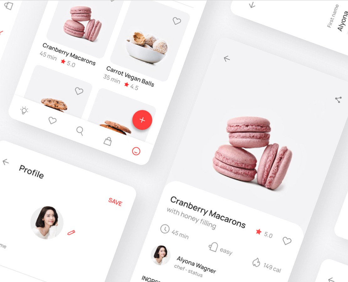 Yummy -Приложение для рецептов и доставки на Dprofile