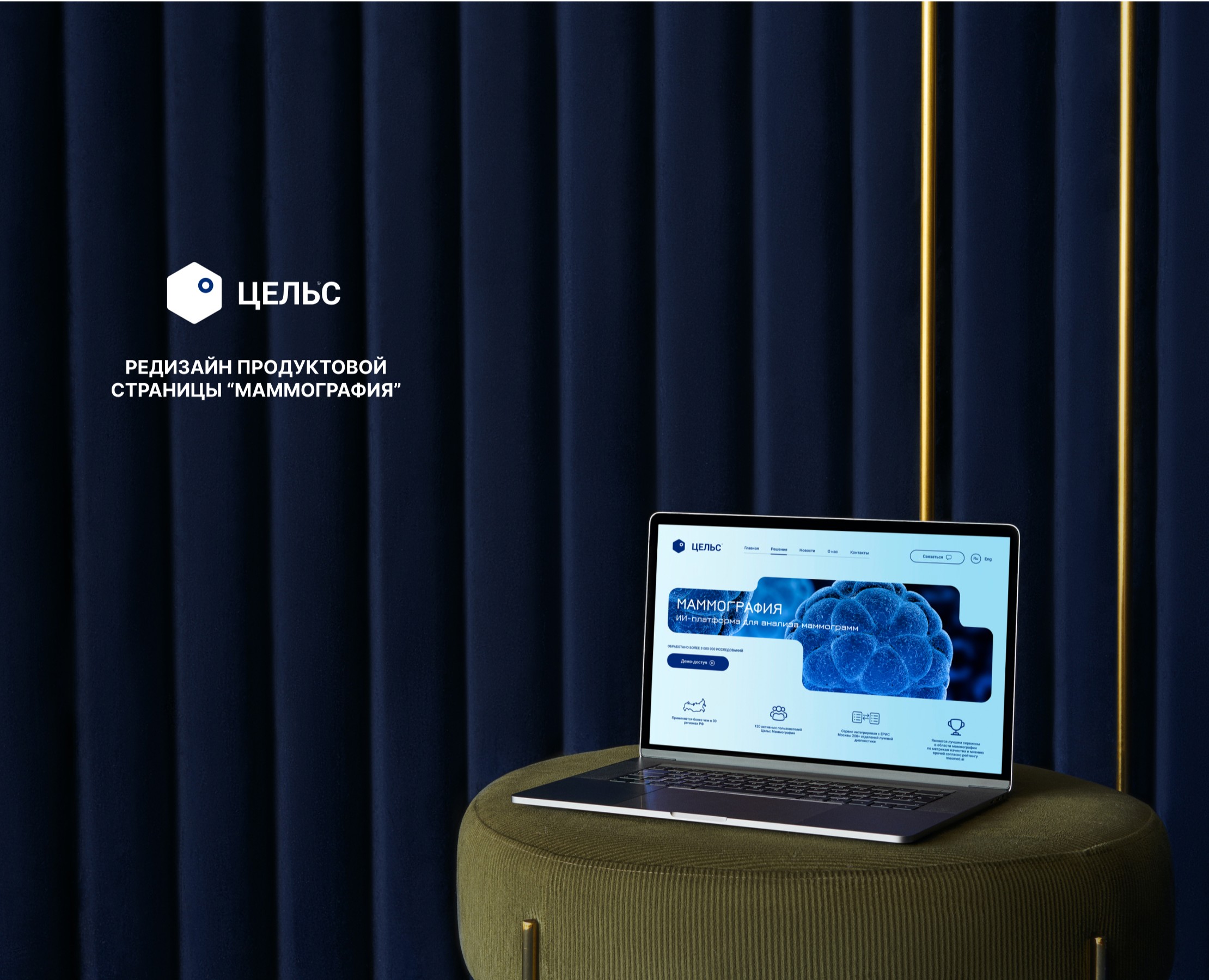 Редизайн продуктовой страницы "Маммография" — Интерфейсы, Брендинг на Dprofile
