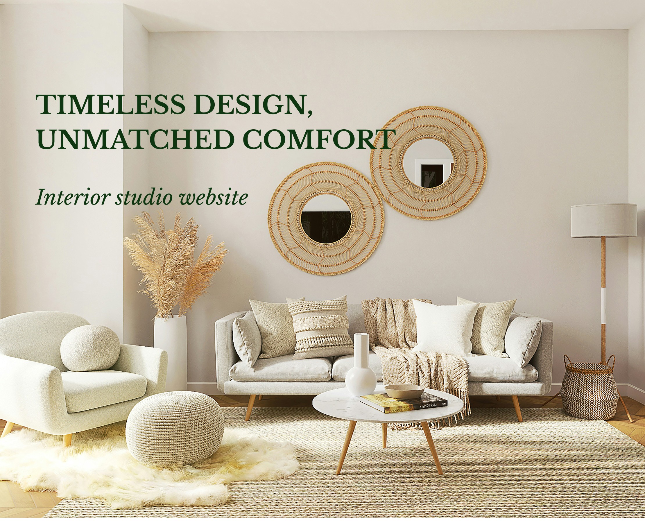 Сайт для магазина дизайнерской мебели "AURA LIVING" — Интерфейсы, Брендинг на Dprofile