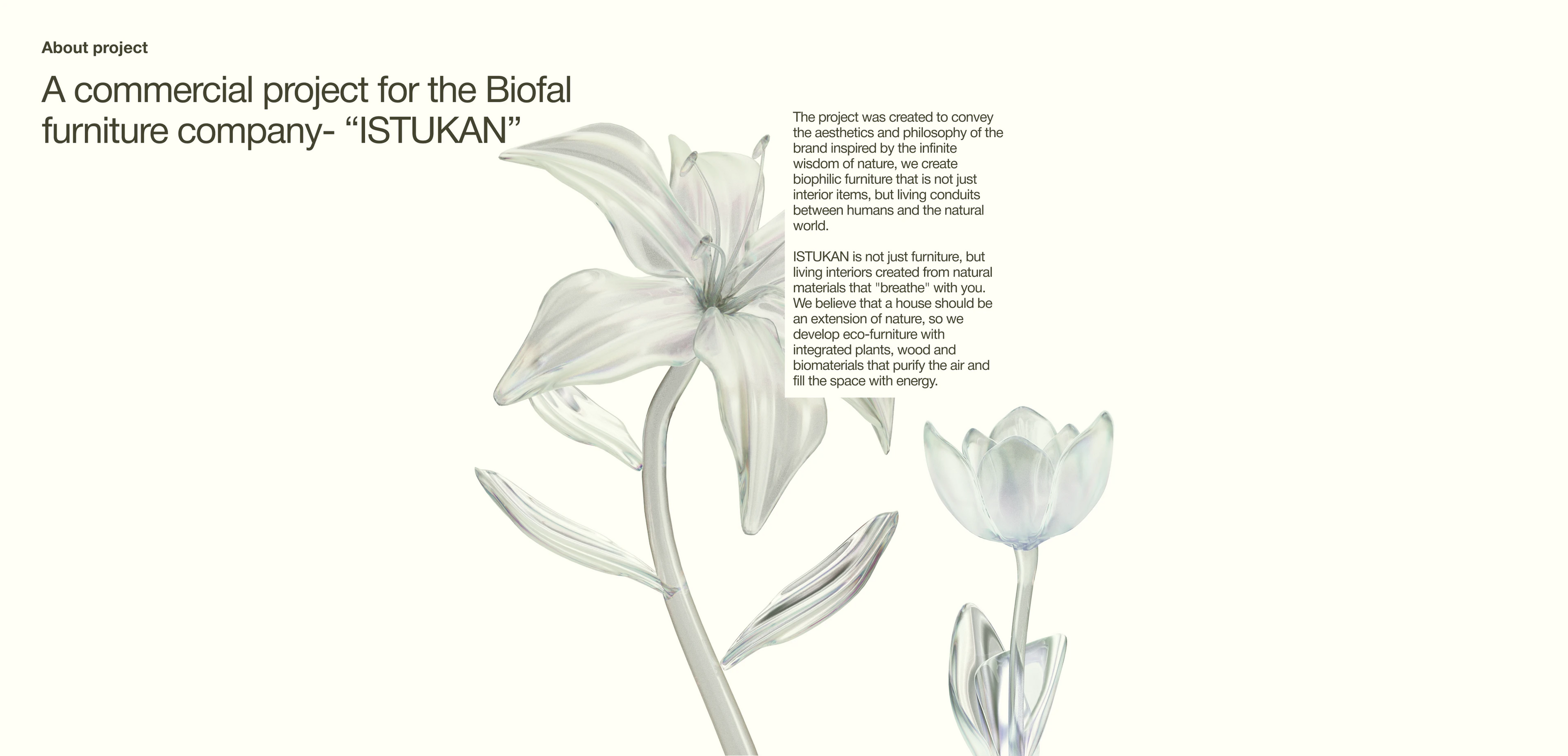 BIOFAL FURNITURE "ISTUKAN" | corporate website — Изображение №3 — Интерфейсы на Dprofile