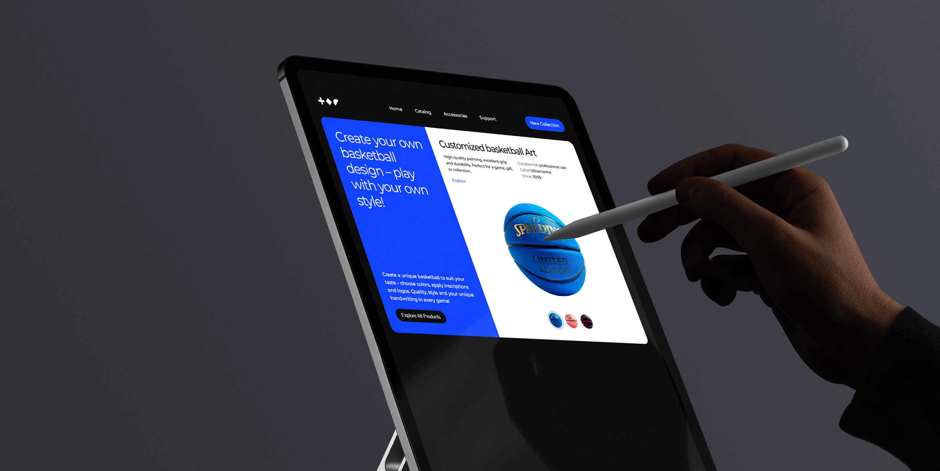 Basketball customization company — Изображение №9 — Интерфейсы на Dprofile