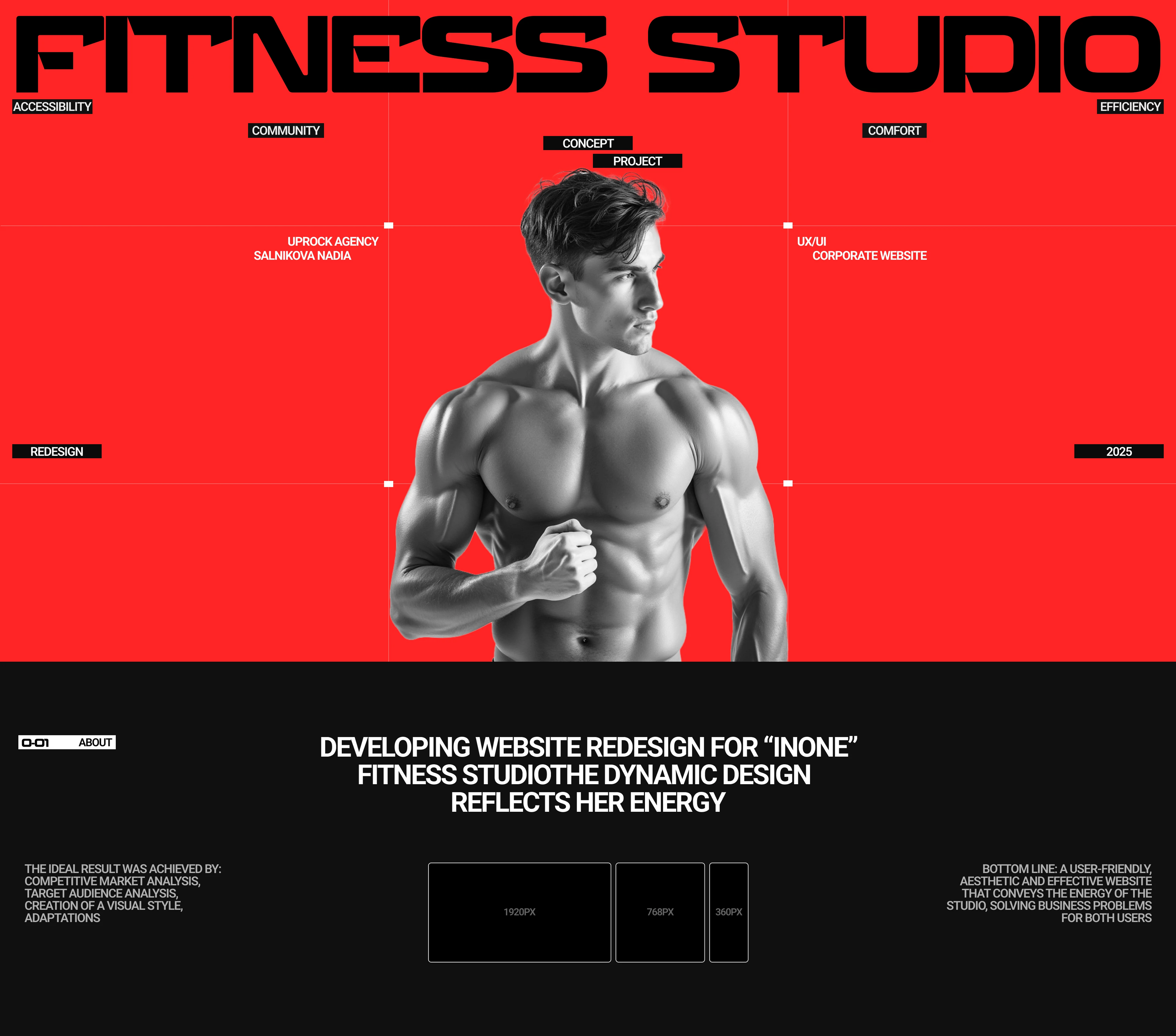 INONE - Fitness Club | Corporate website — Изображение №1 — Интерфейсы на Dprofile