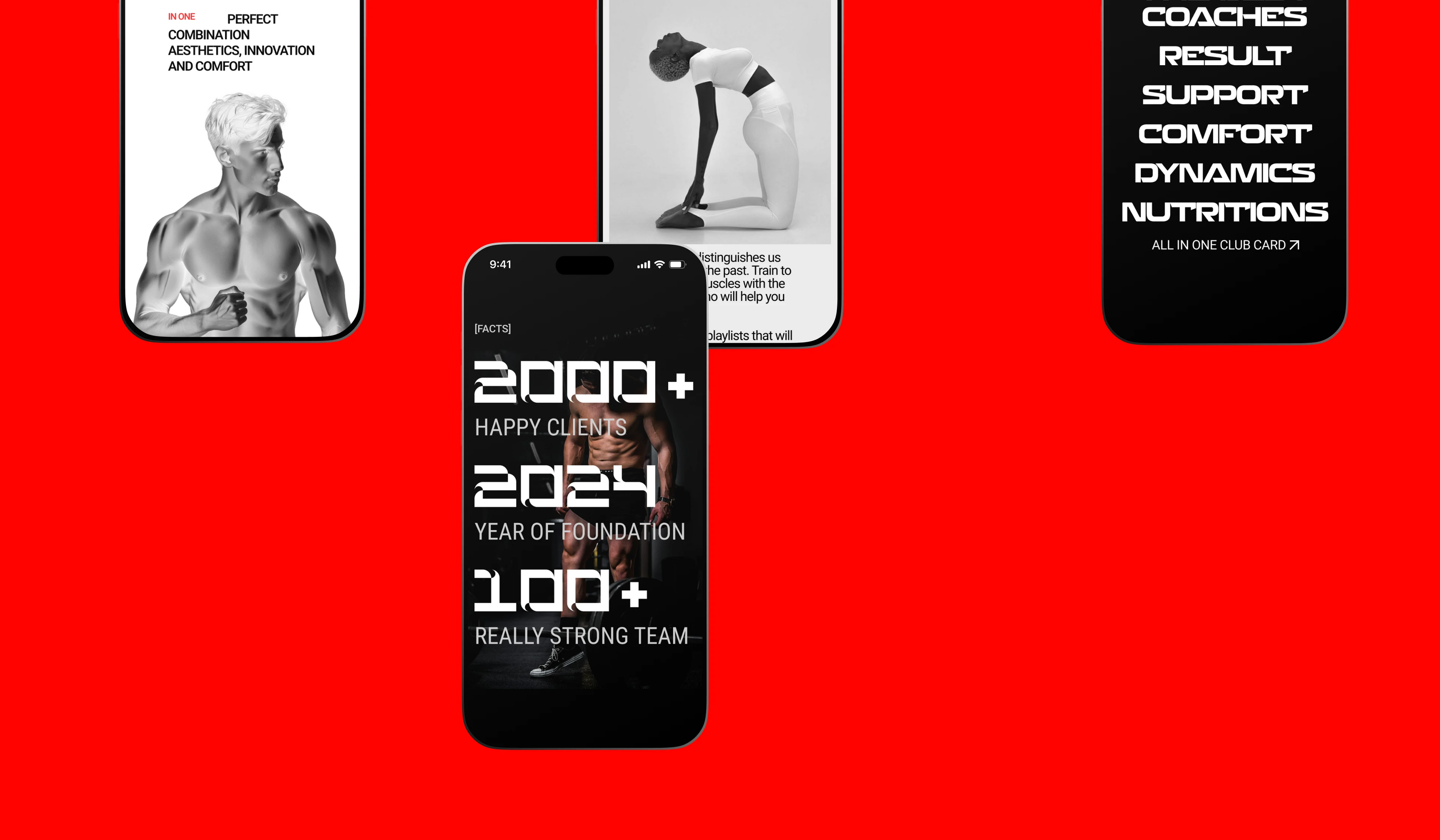 INONE - Fitness Club | Corporate website — Изображение №5 — Интерфейсы на Dprofile