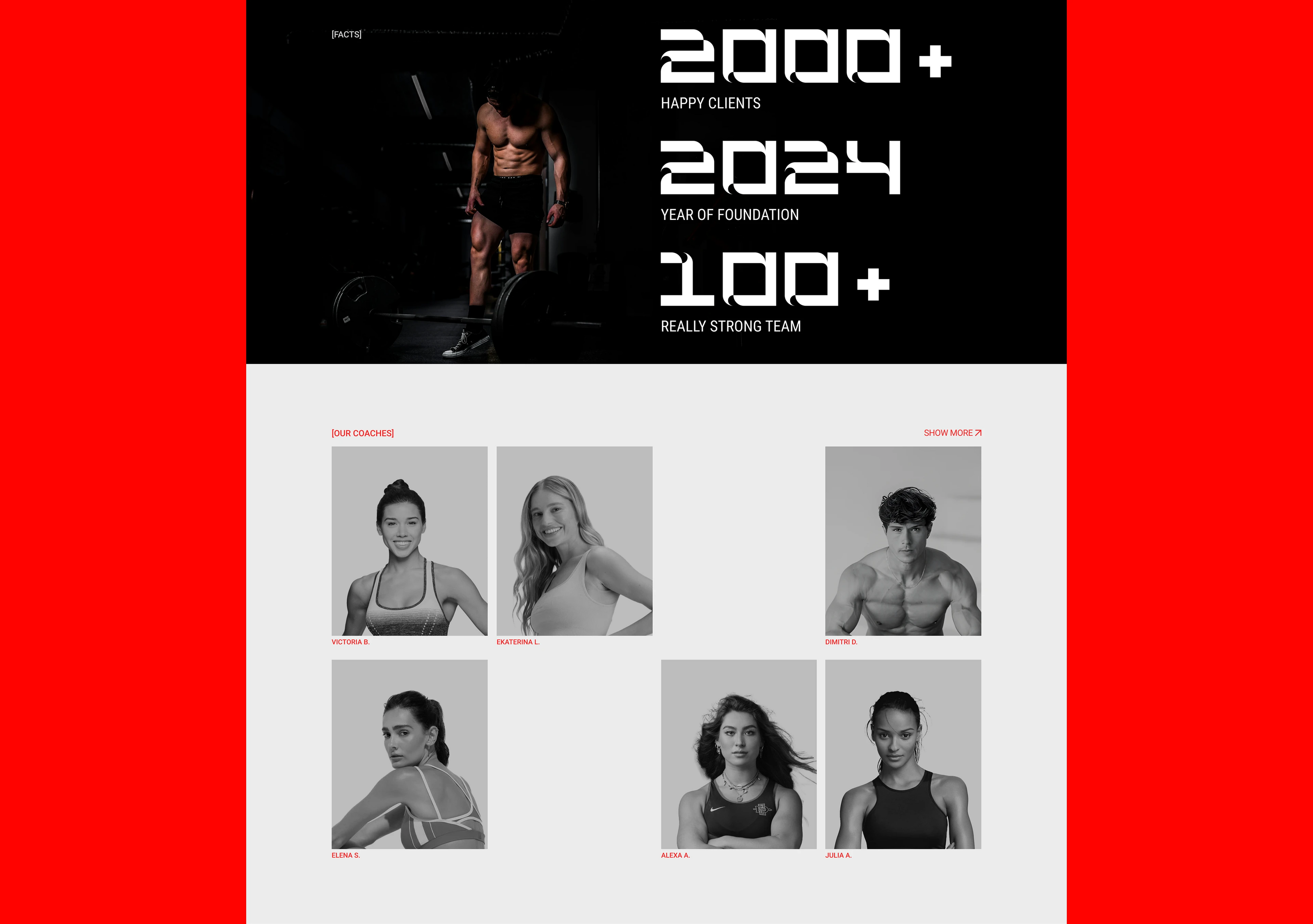 INONE - Fitness Club | Corporate website — Изображение №3 — Интерфейсы на Dprofile