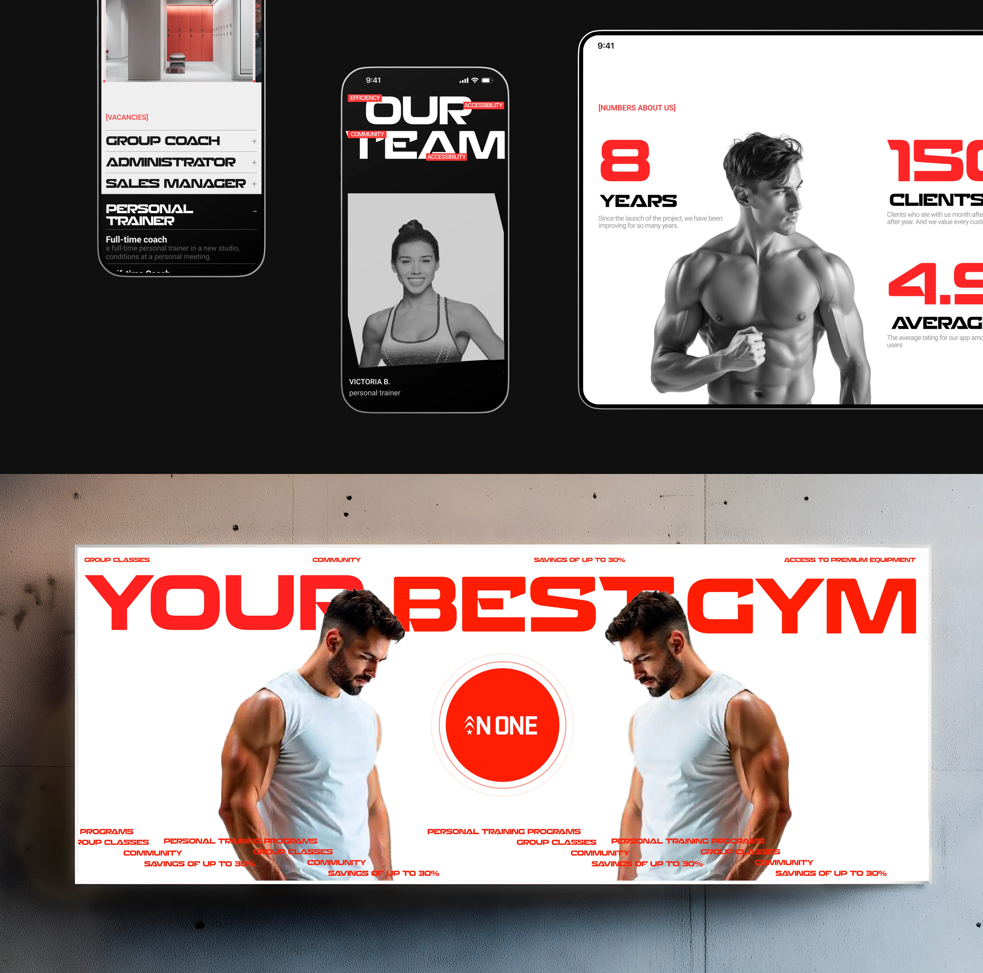 INONE - Fitness Club | Corporate website — Изображение №9 — Интерфейсы на Dprofile