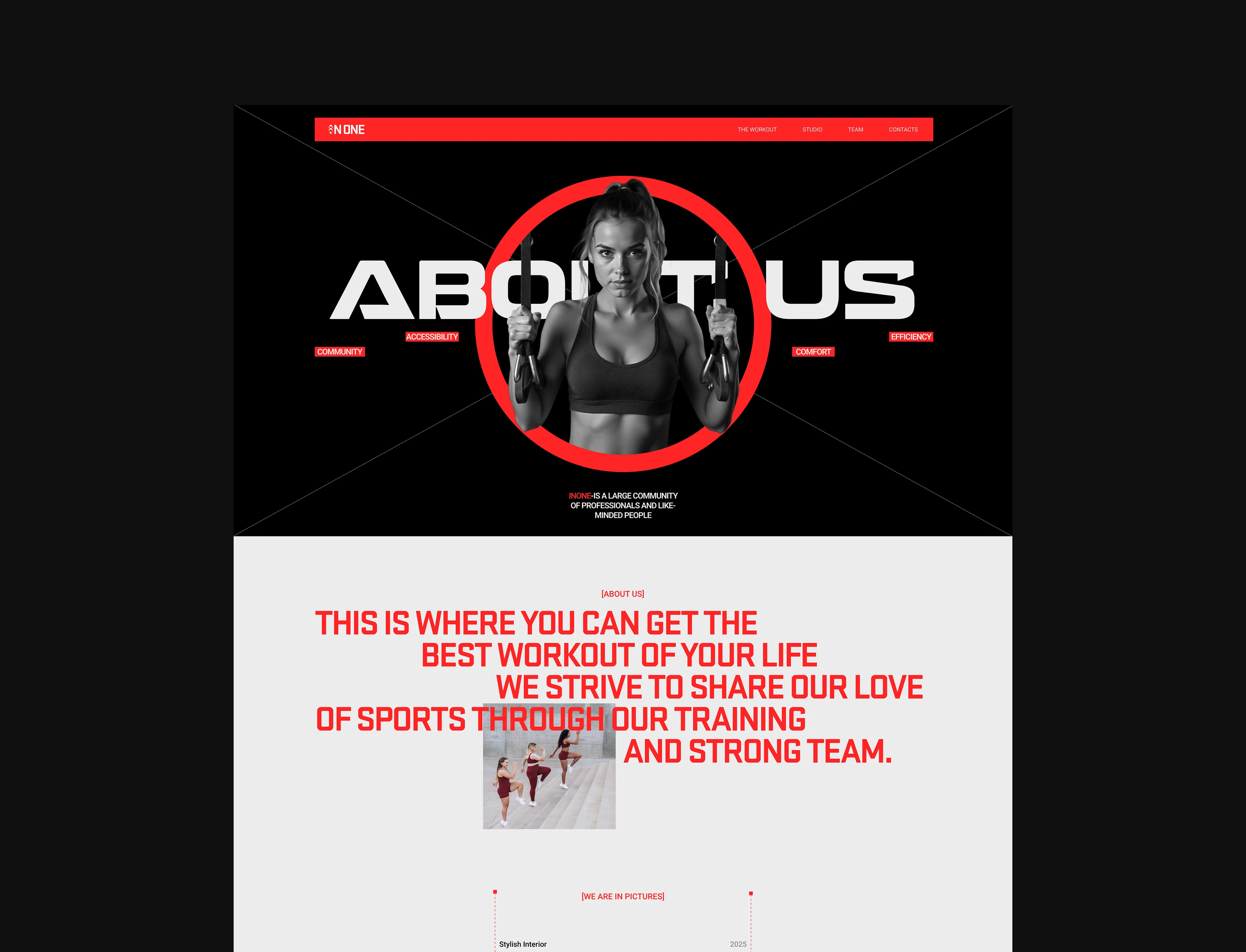 INONE - Fitness Club | Corporate website — Изображение №7 — Интерфейсы на Dprofile