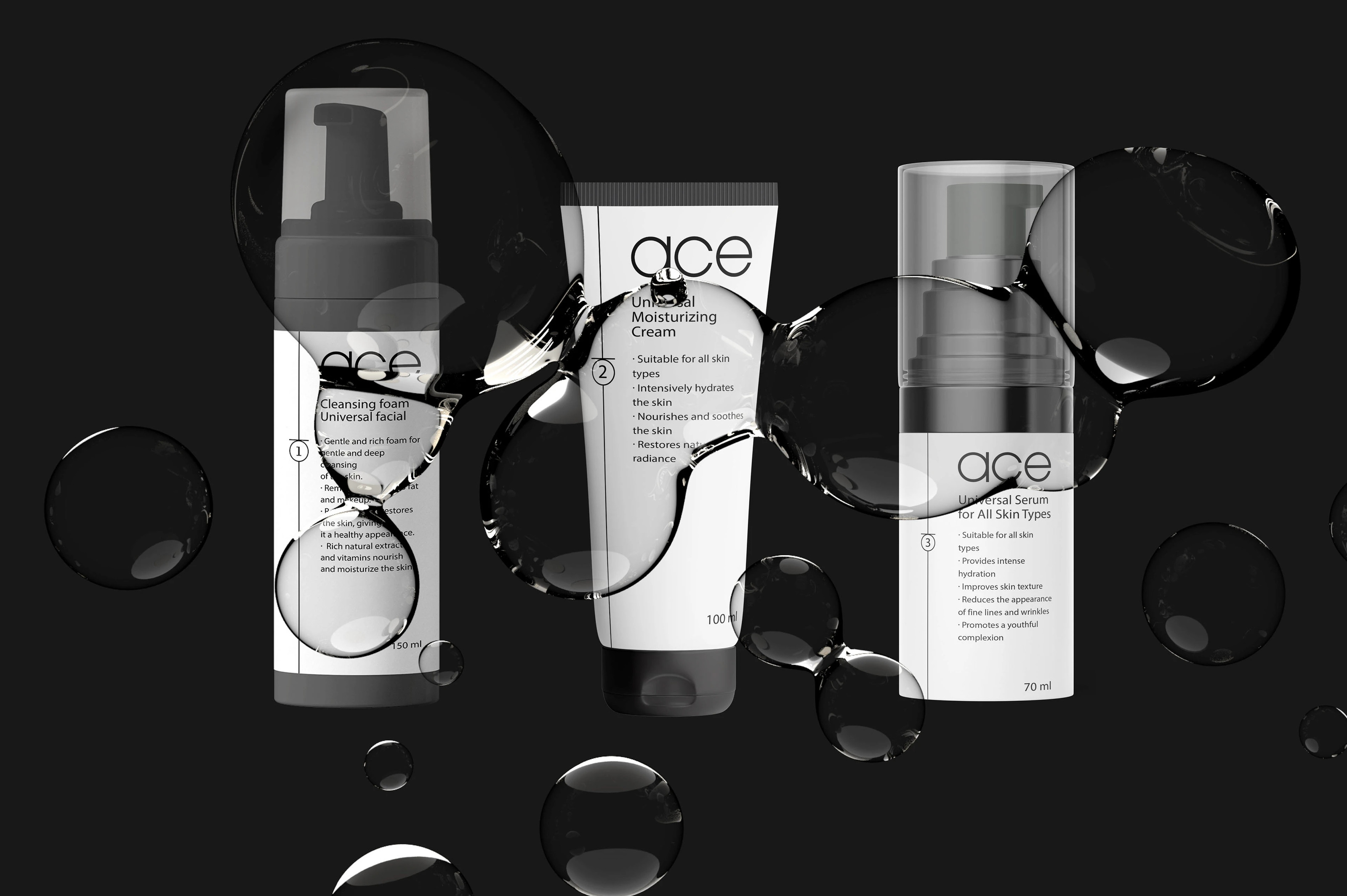 ACE | ФИРМЕННЫЙ СТИЛЬ БРЕНД КОСМЕТИКИ | ЛОГОТИП — Изображение №19 — Брендинг на Dprofile