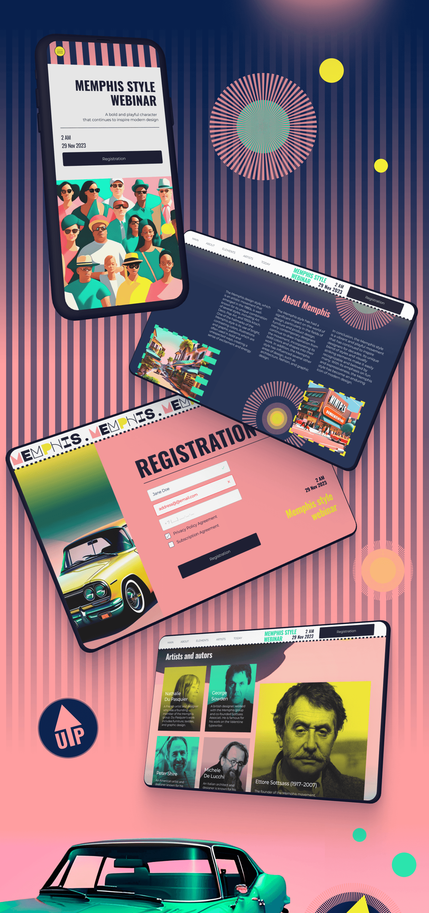 Longread & Webinar Registration UX/UI — Изображение №11 — Интерфейсы на Dprofile