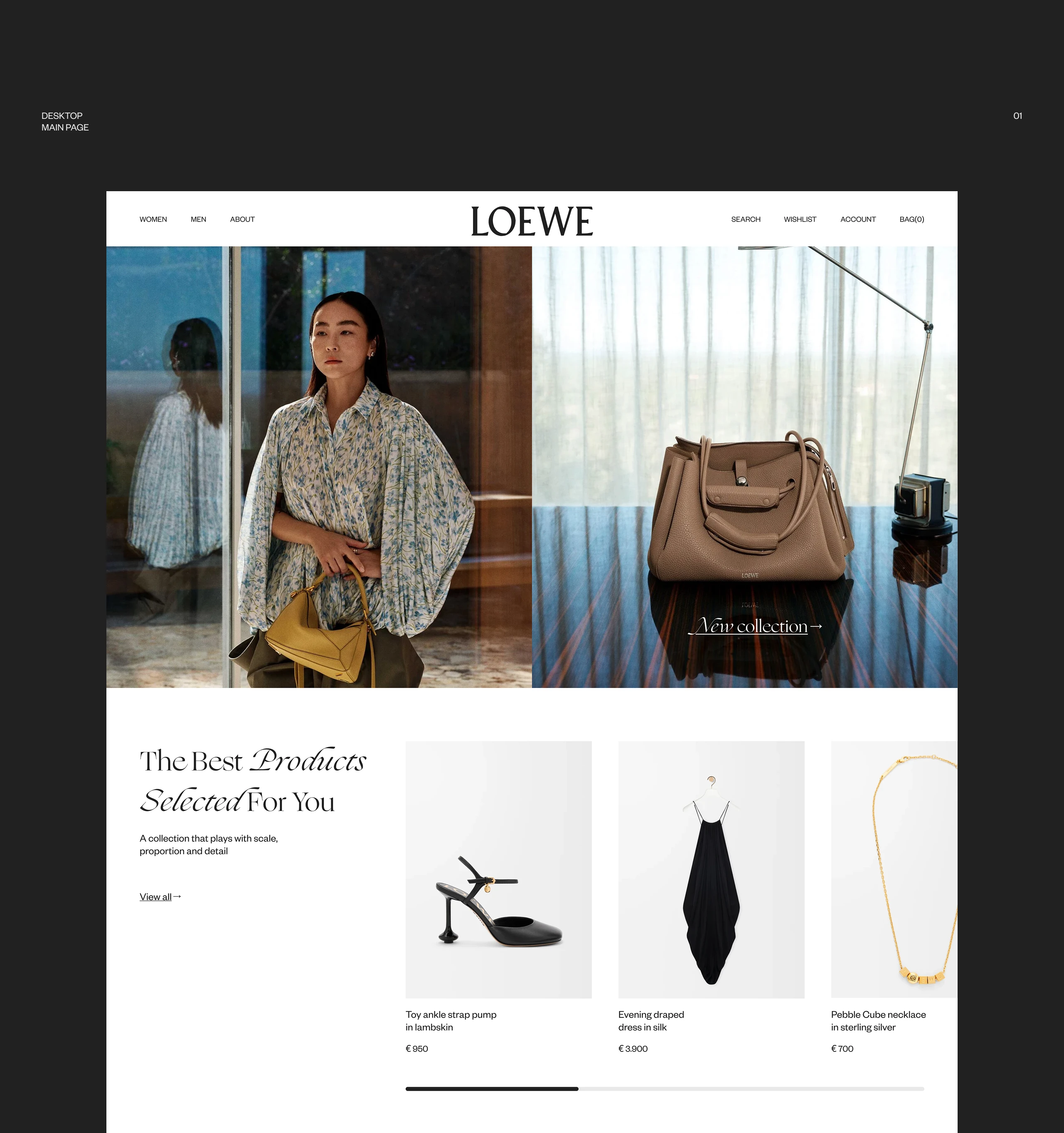 LOEWE - UX/UI Design — Изображение №3 — Интерфейсы на Dprofile