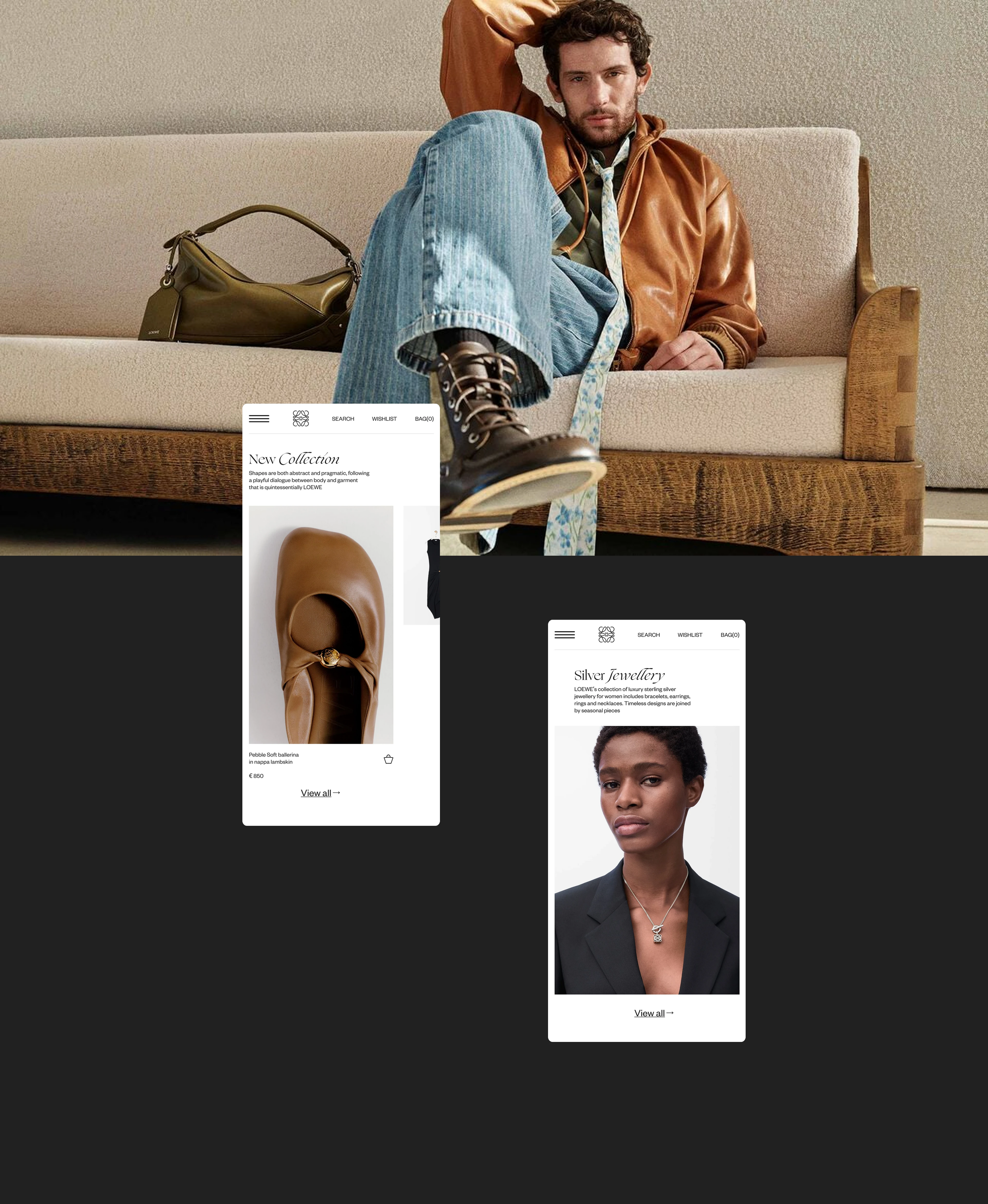LOEWE - UX/UI Design — Изображение №8 — Интерфейсы на Dprofile