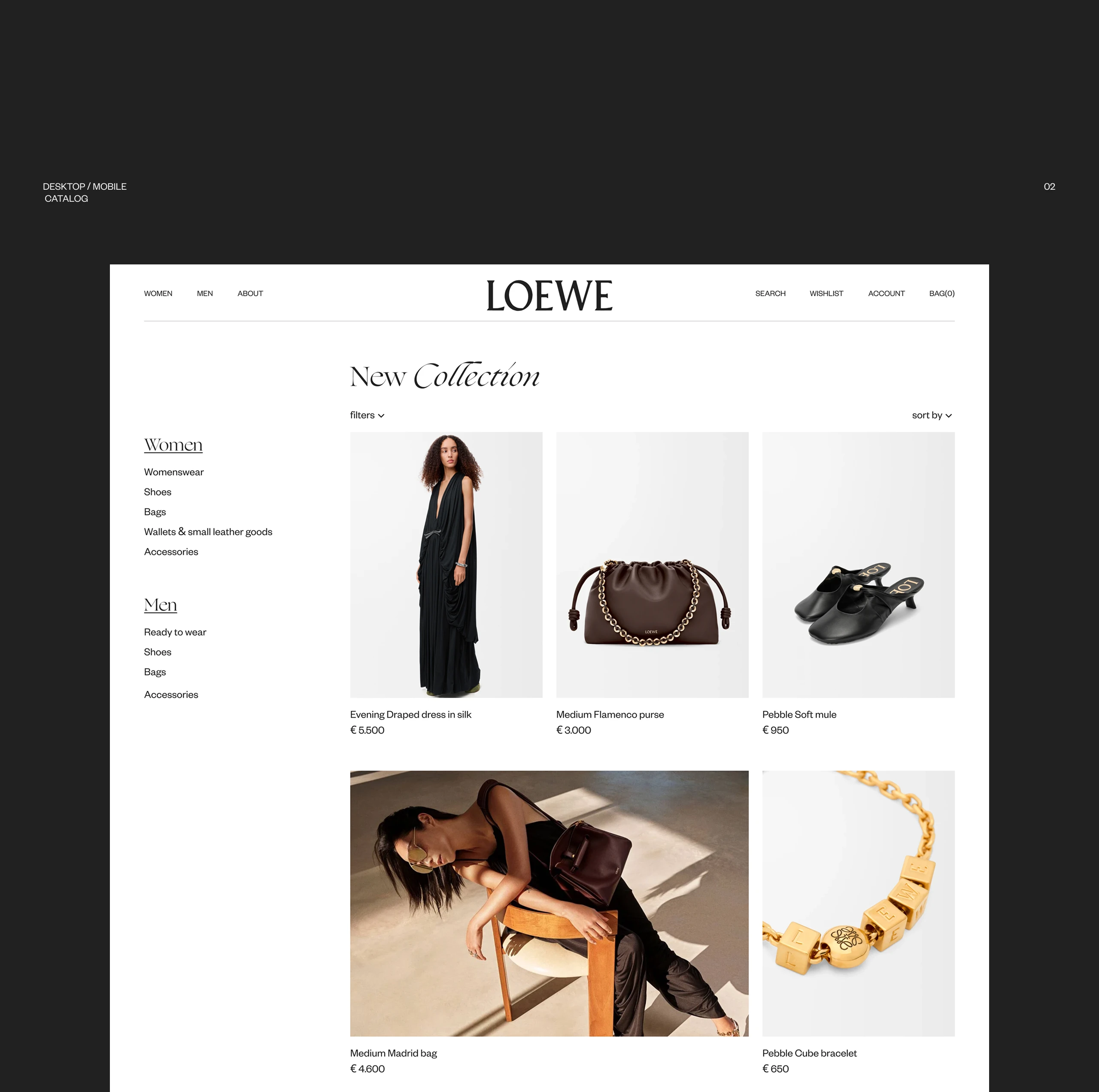 LOEWE - UX/UI Design — Изображение №9 — Интерфейсы на Dprofile