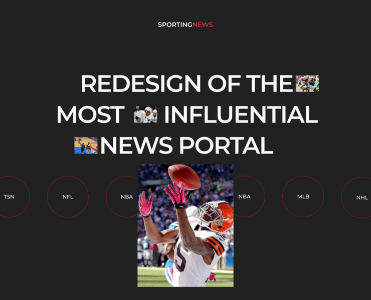 Sporting News - Redesign concept — Интерфейсы на Dprofile