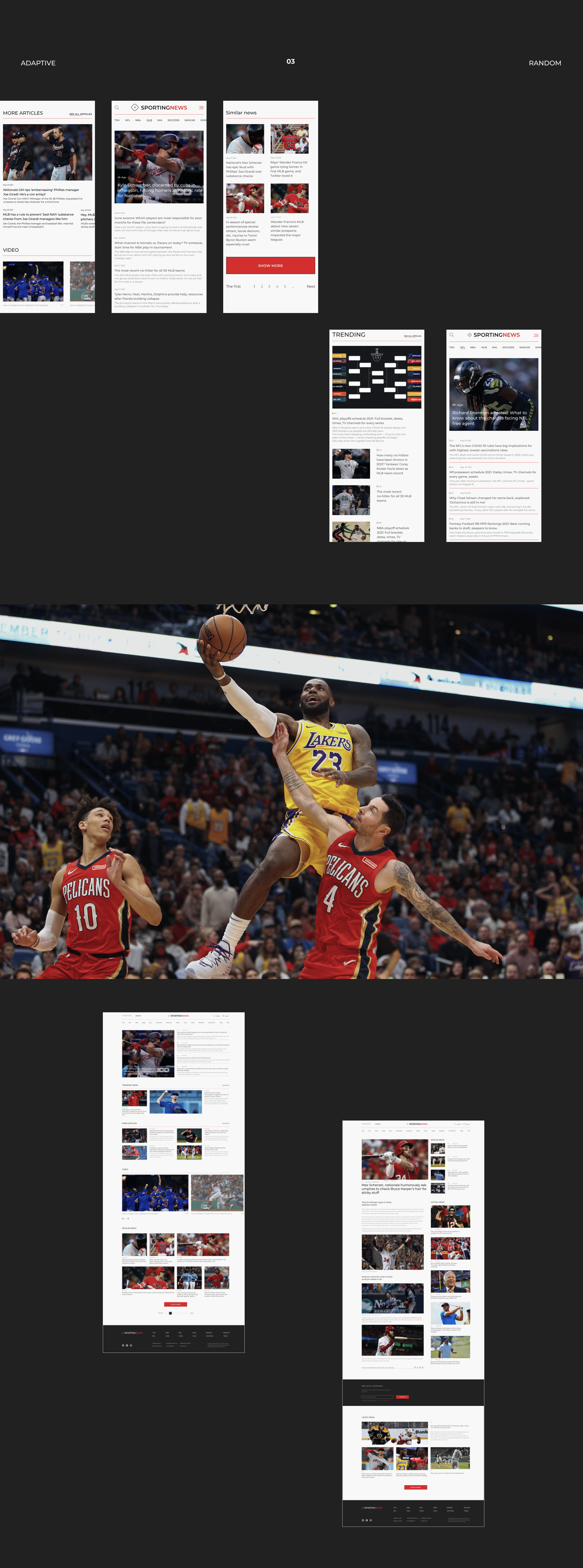 Sporting News - Redesign concept — Изображение №8 — Интерфейсы на Dprofile