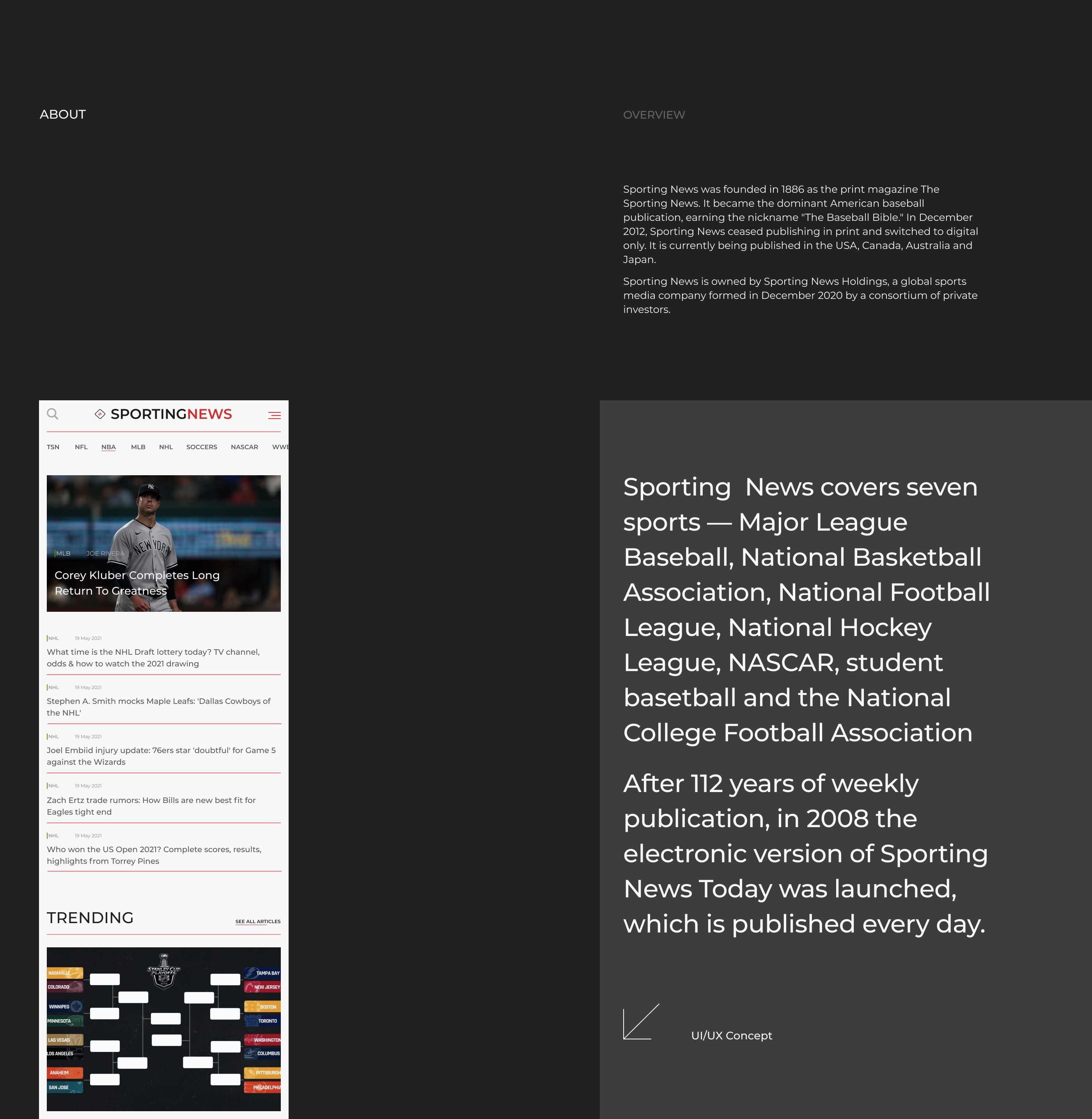 Sporting News - Redesign concept — Изображение №2 — Интерфейсы на Dprofile