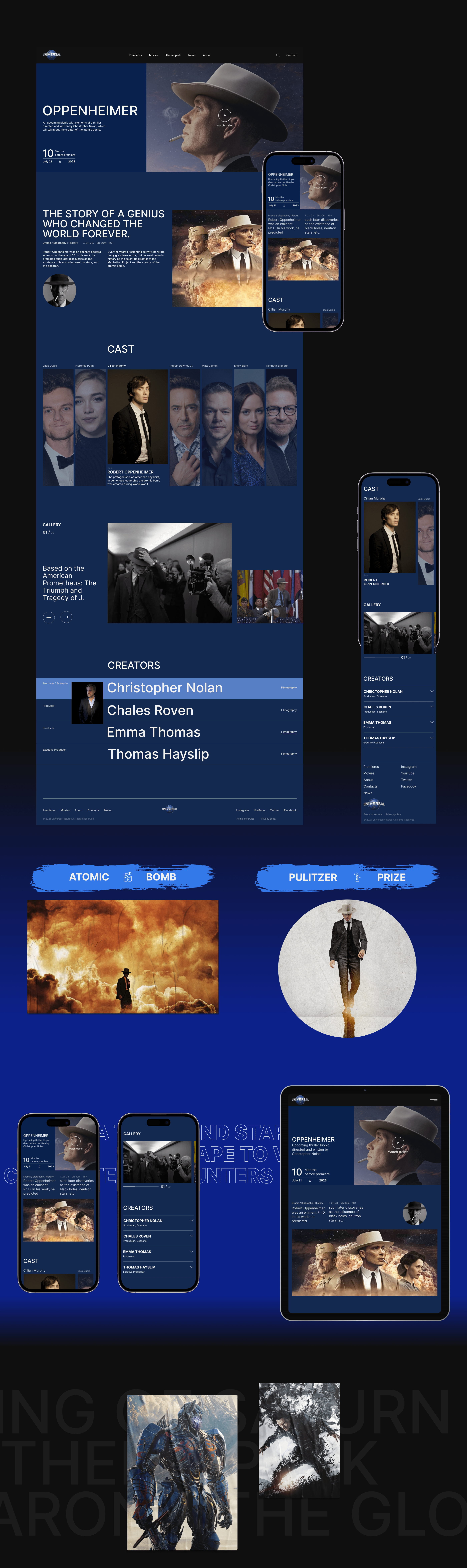 Universal Pictures — Изображение №2 — Интерфейсы на Dprofile