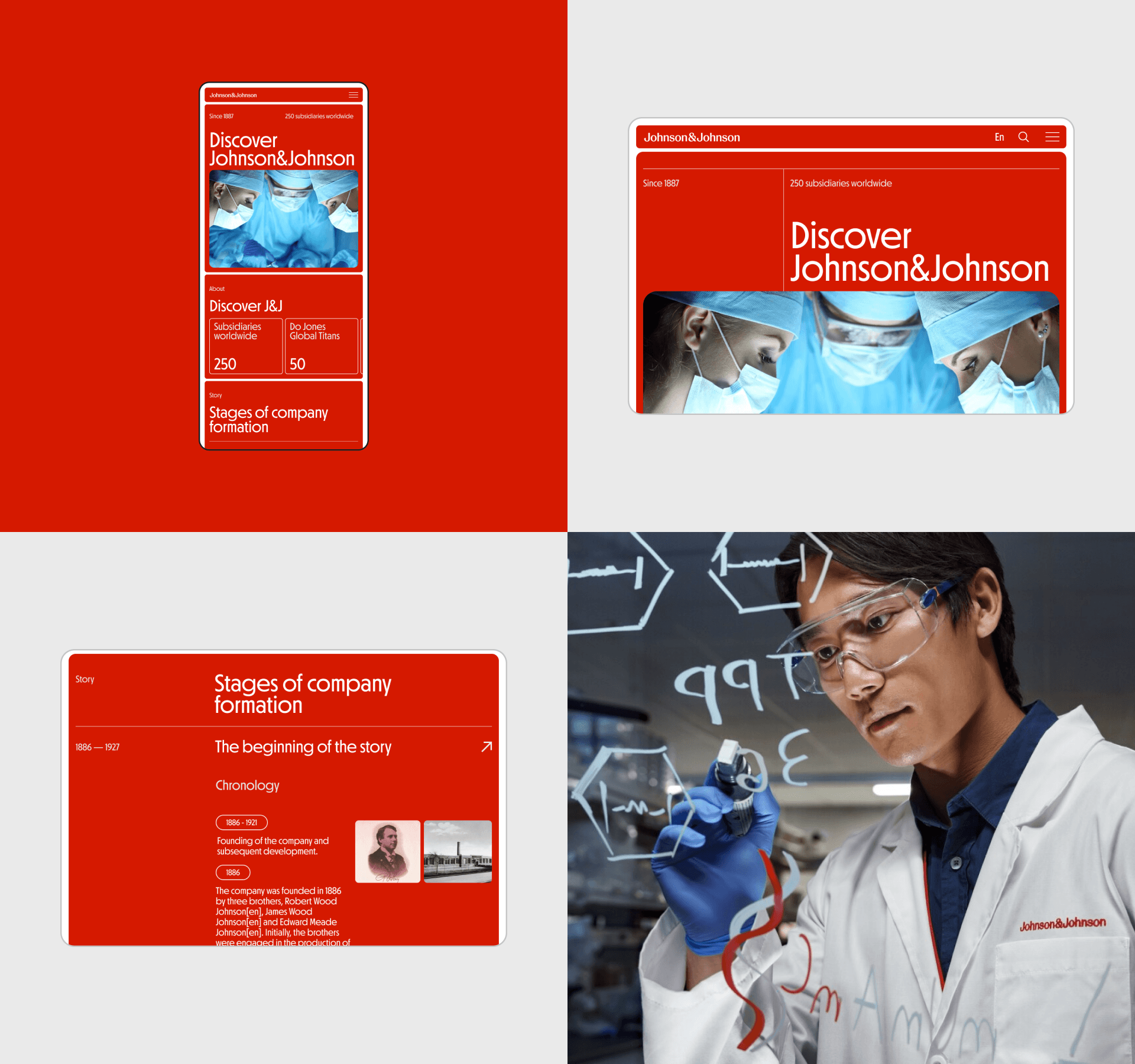 J&J Corporate Website Redesign — Изображение №7 — Интерфейсы на Dprofile